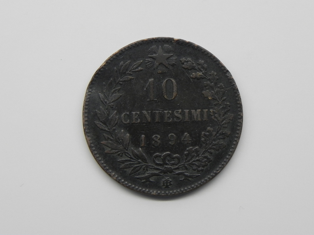 4251/ 10 CENTESIMI 1894 BI WŁOCHY