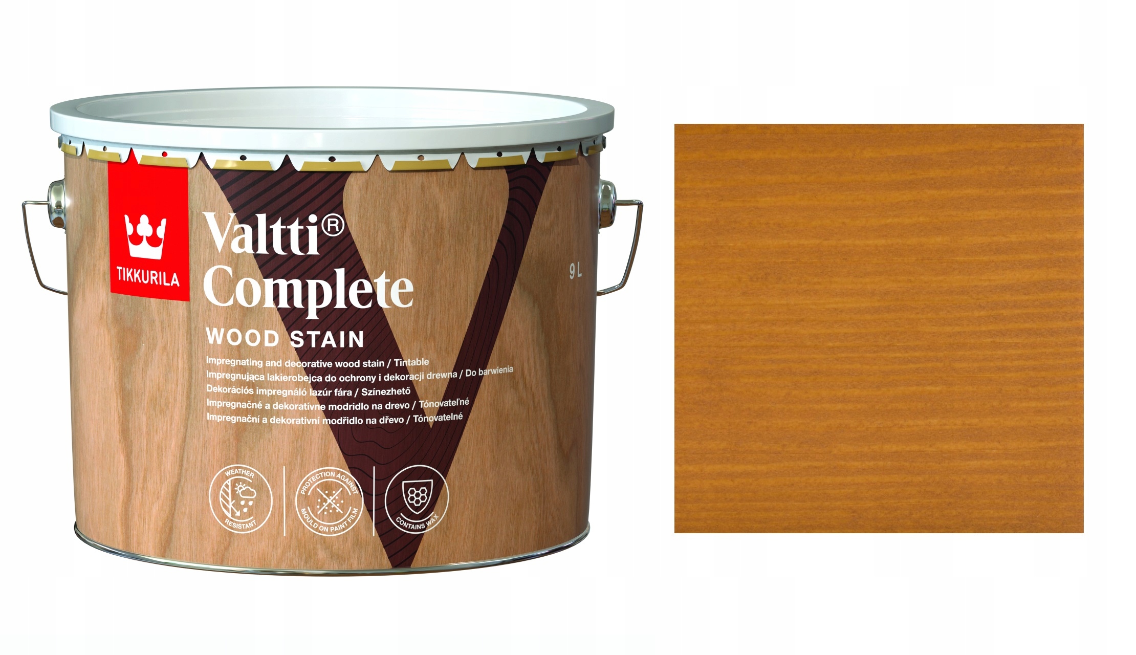Tikkurila Valtti Complete 9L 5052 Pouta Lakierobejca Rozpuszczalnikowa