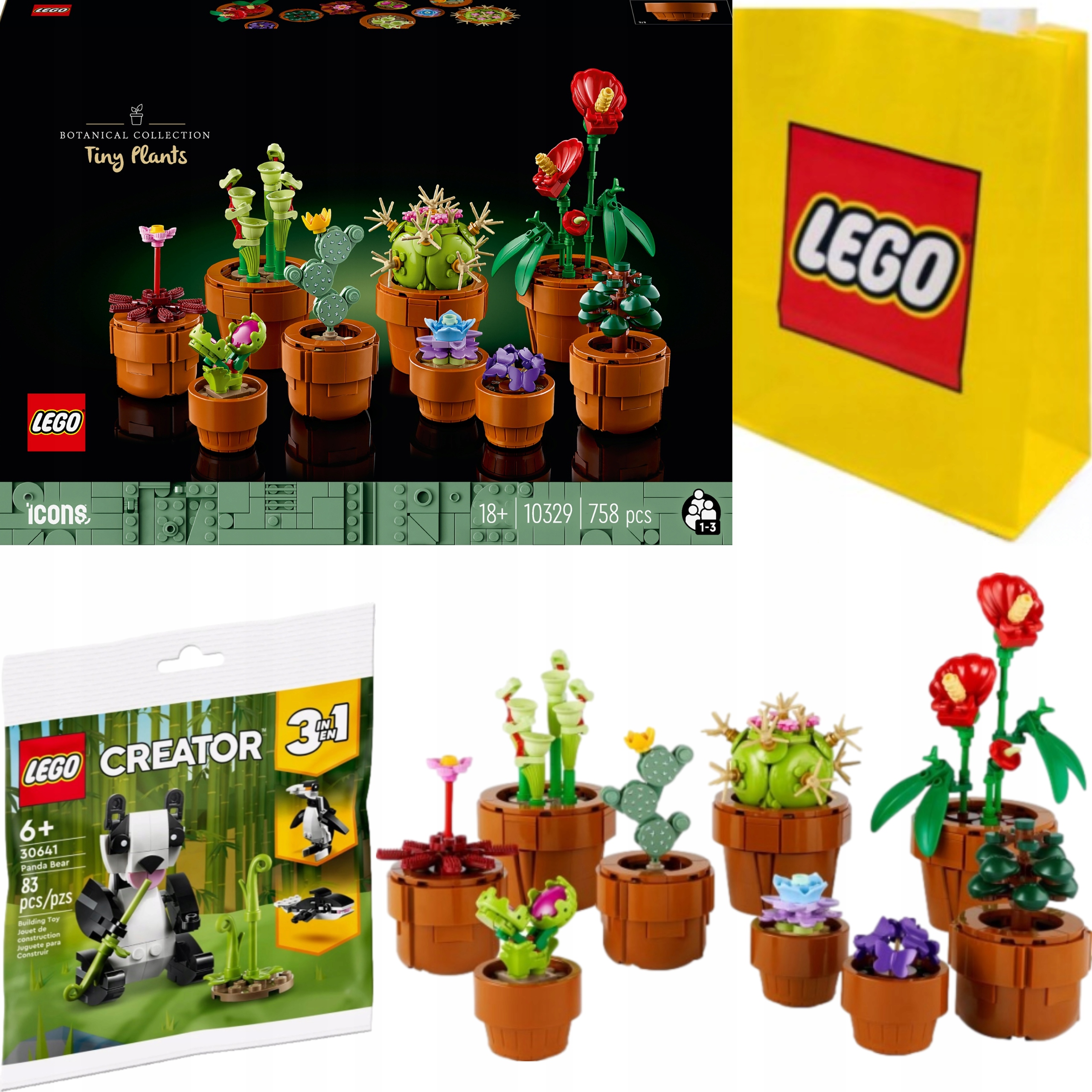 Lego Icons Valentýnský Set Květiny Dárek Malé Rostlinky 10329 30641