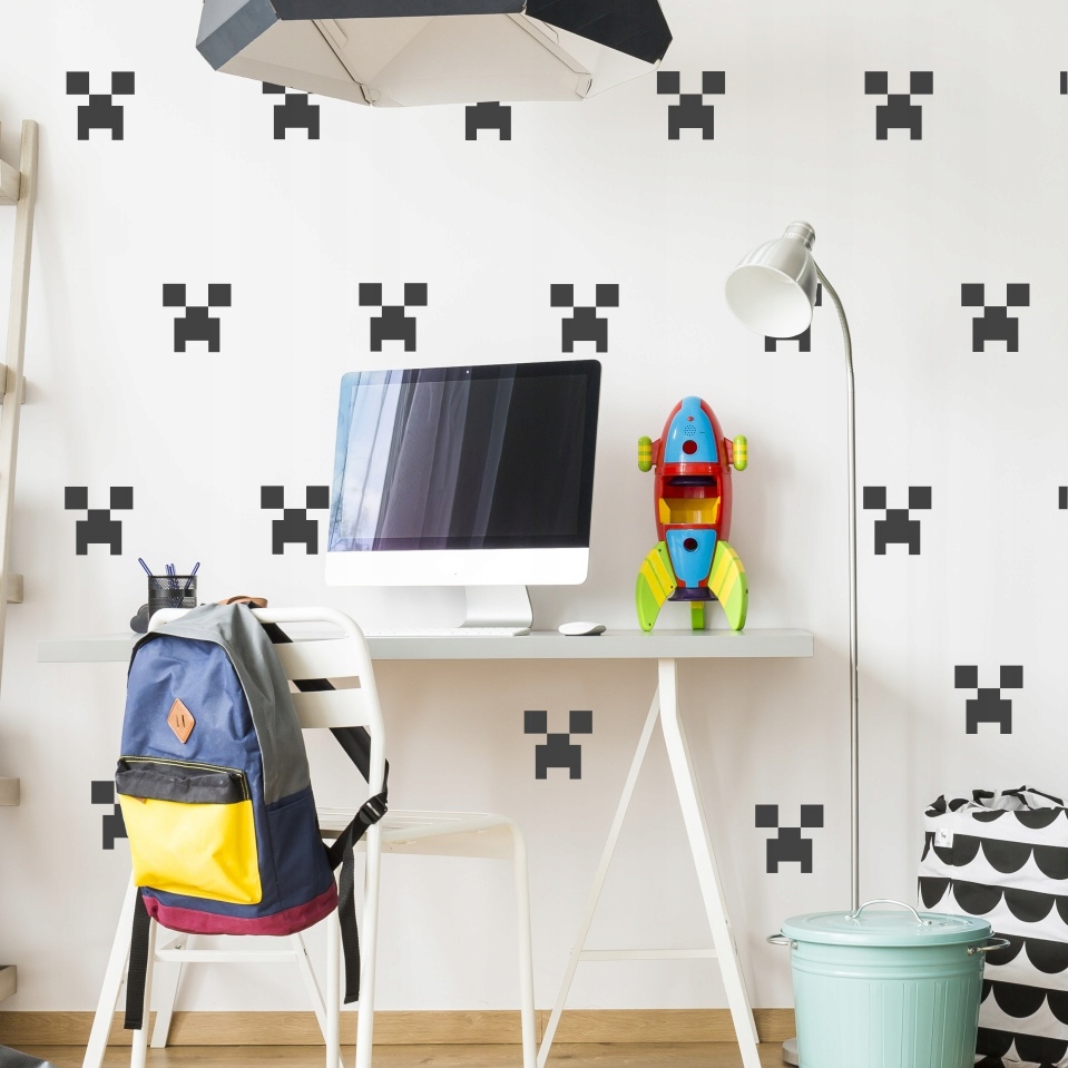 MINECRAFT NAKLEJKI NA ŚCIANĘ POKÓJ DZIECKA Marka inna