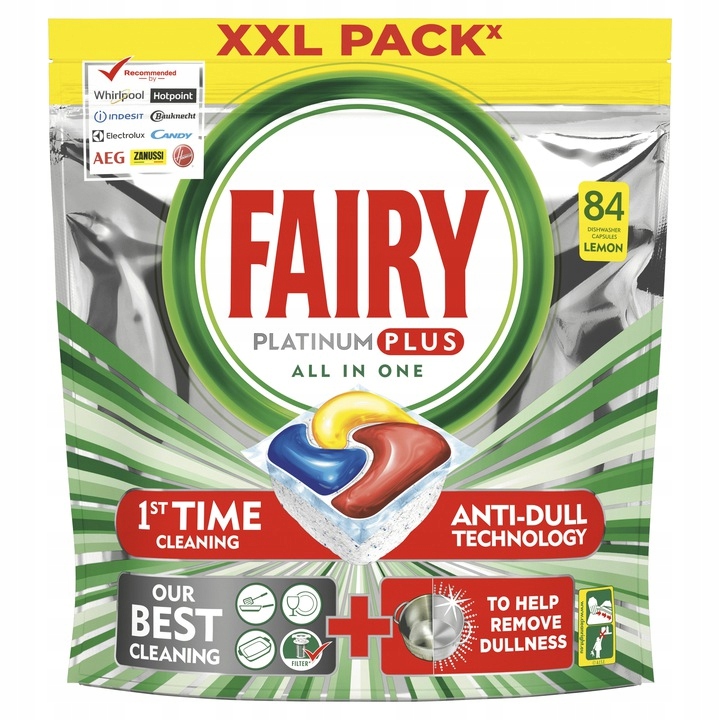 

Fairy Kapsułki do zmywarki Platinum Plus 84 sztuki