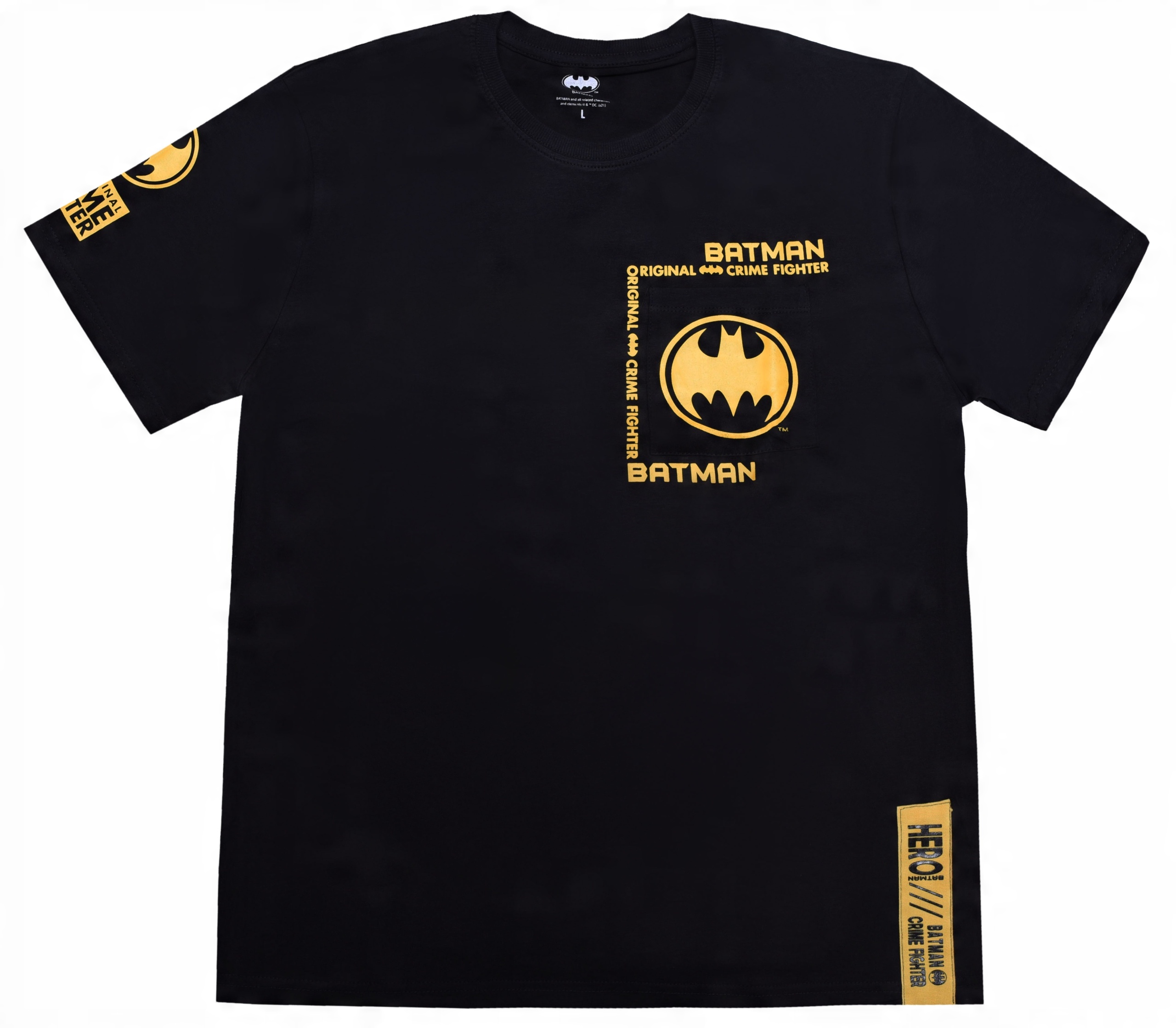 

Koszulka Batman T-shirt Męski Bawełna Marvel Rękaw