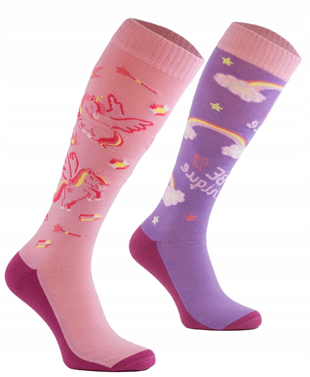 Dziecięce JEŹDZIECKIE skarpetki BE UNIQUE unicorn Marka Comodo