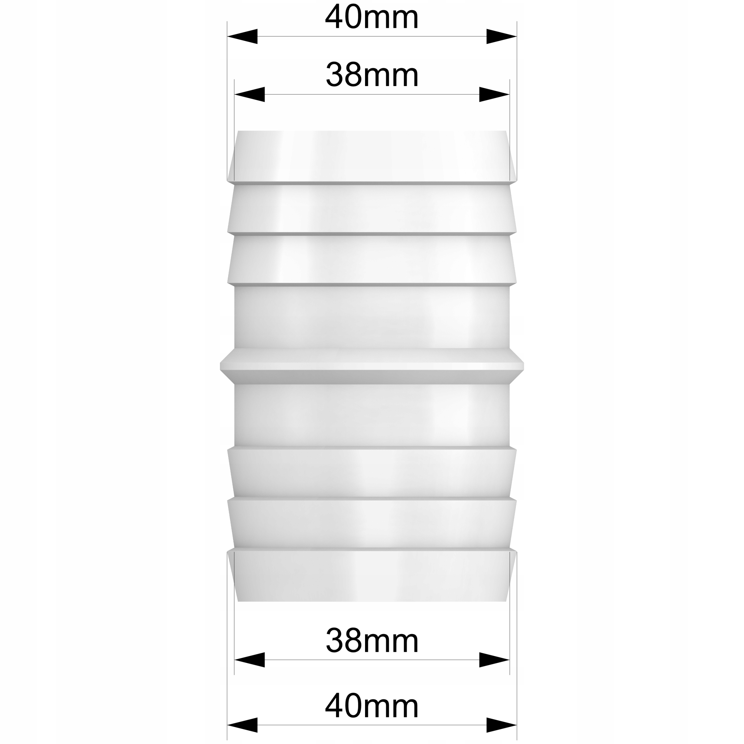 Złączka Łącznik Mufa Tuleja Węża Rury Basenowej Basenu Bestway Intex 38mm EAN (GTIN) 5654446665