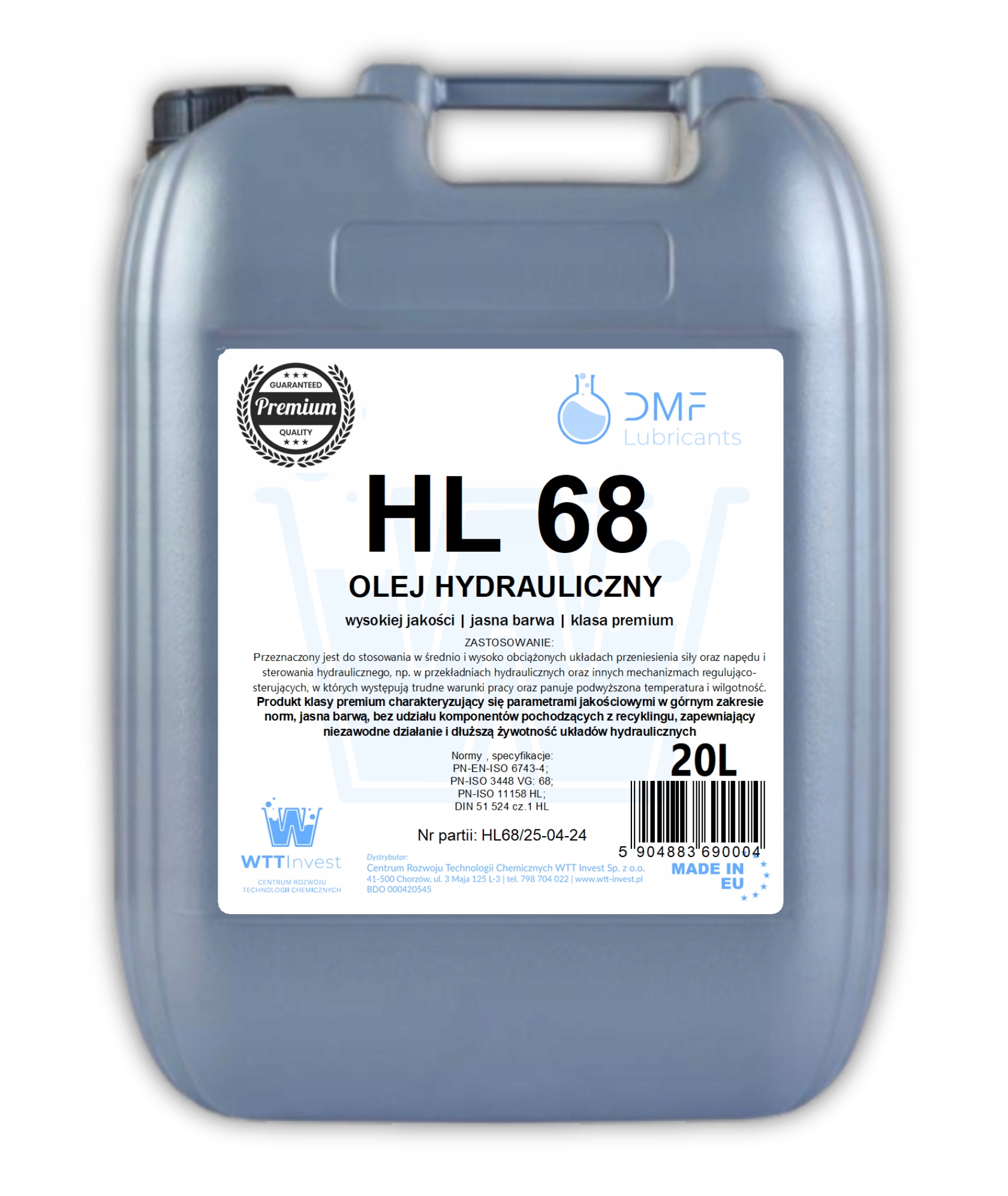 Olej hydrauliczny HL 68 / 20 L