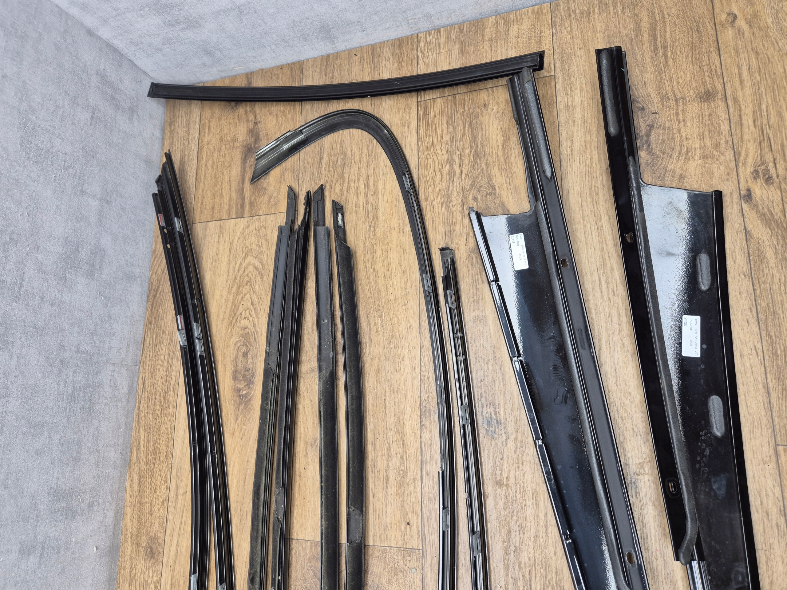 BMW 5 F10 mouldings SHADOWLINE m-packet WYSOKI POLYSK black, complete running board