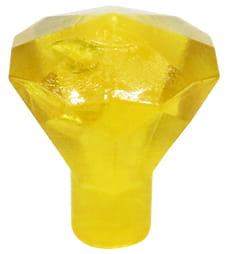 

Lego klejnot diament kryształ 30153 żółty przezr.L