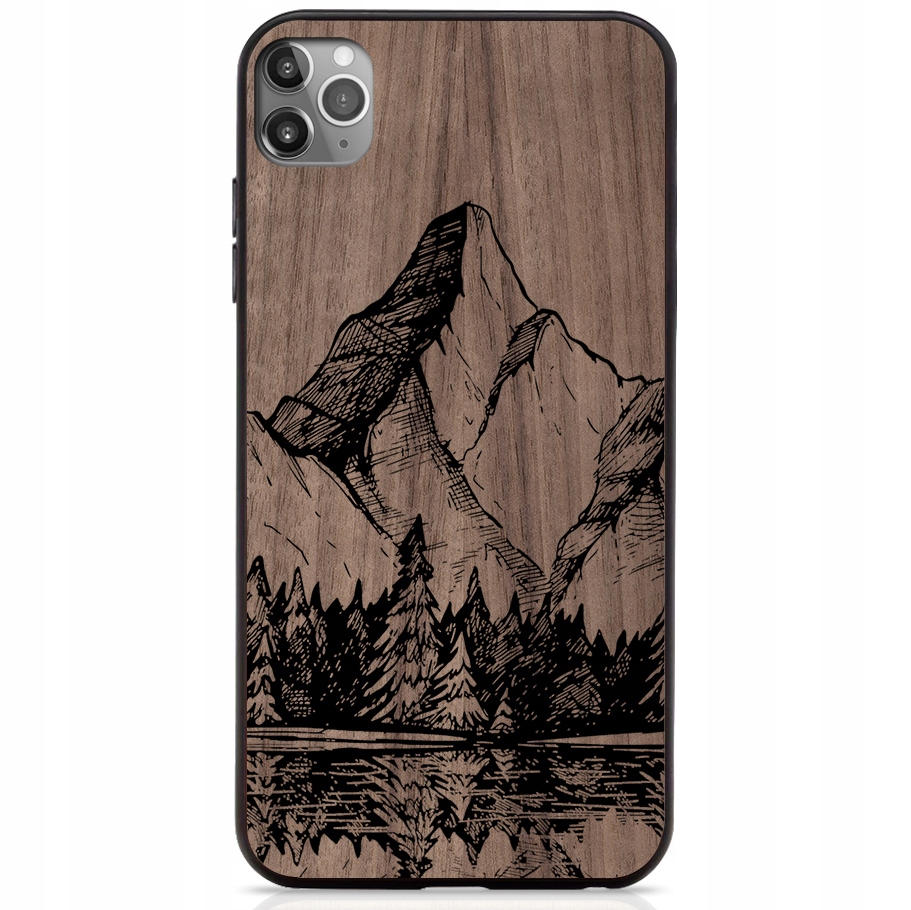 

Etui Drewniane do Iphone 11 Pro Case szkło