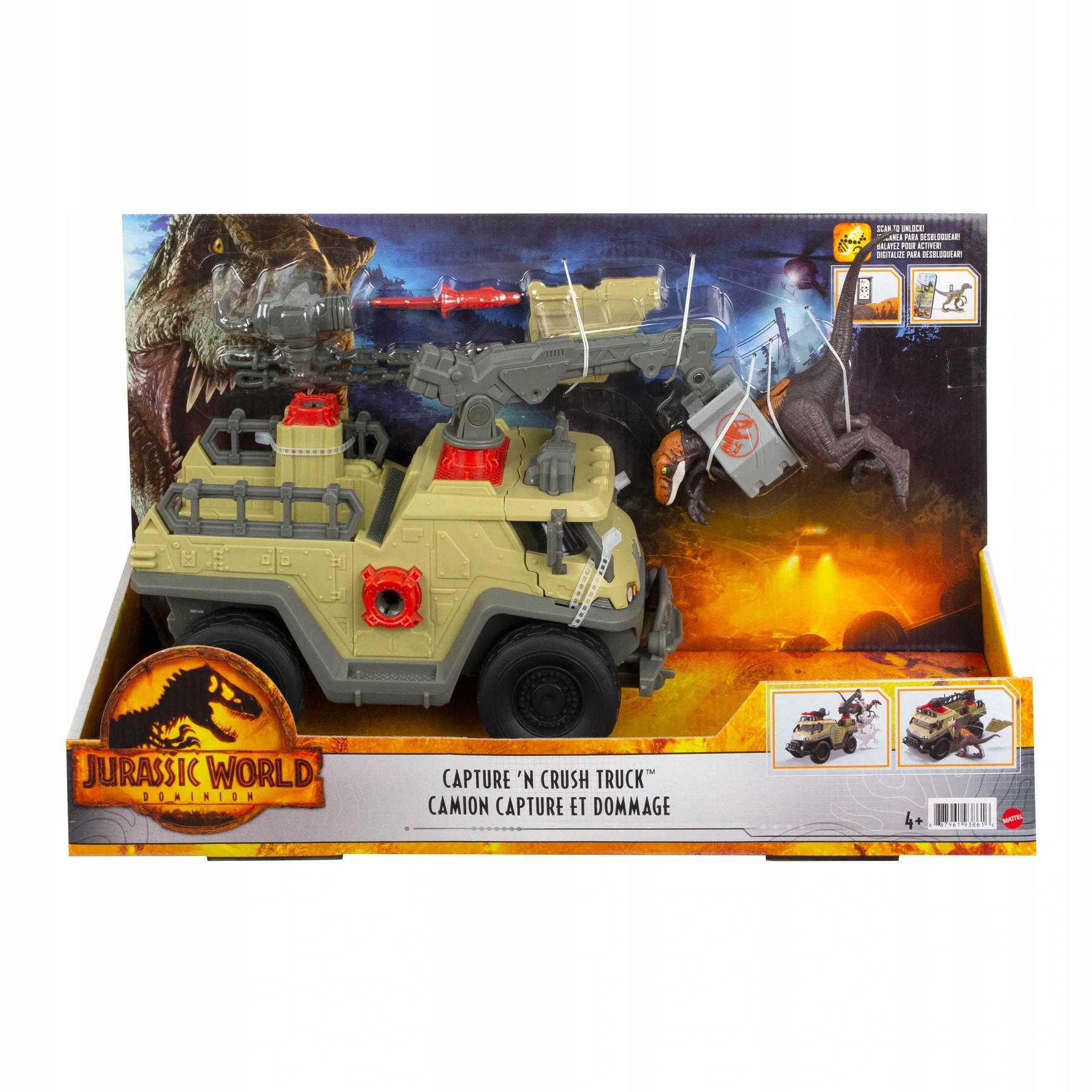 

Jurassic World pojazd łapacz dinozaurów GWD66