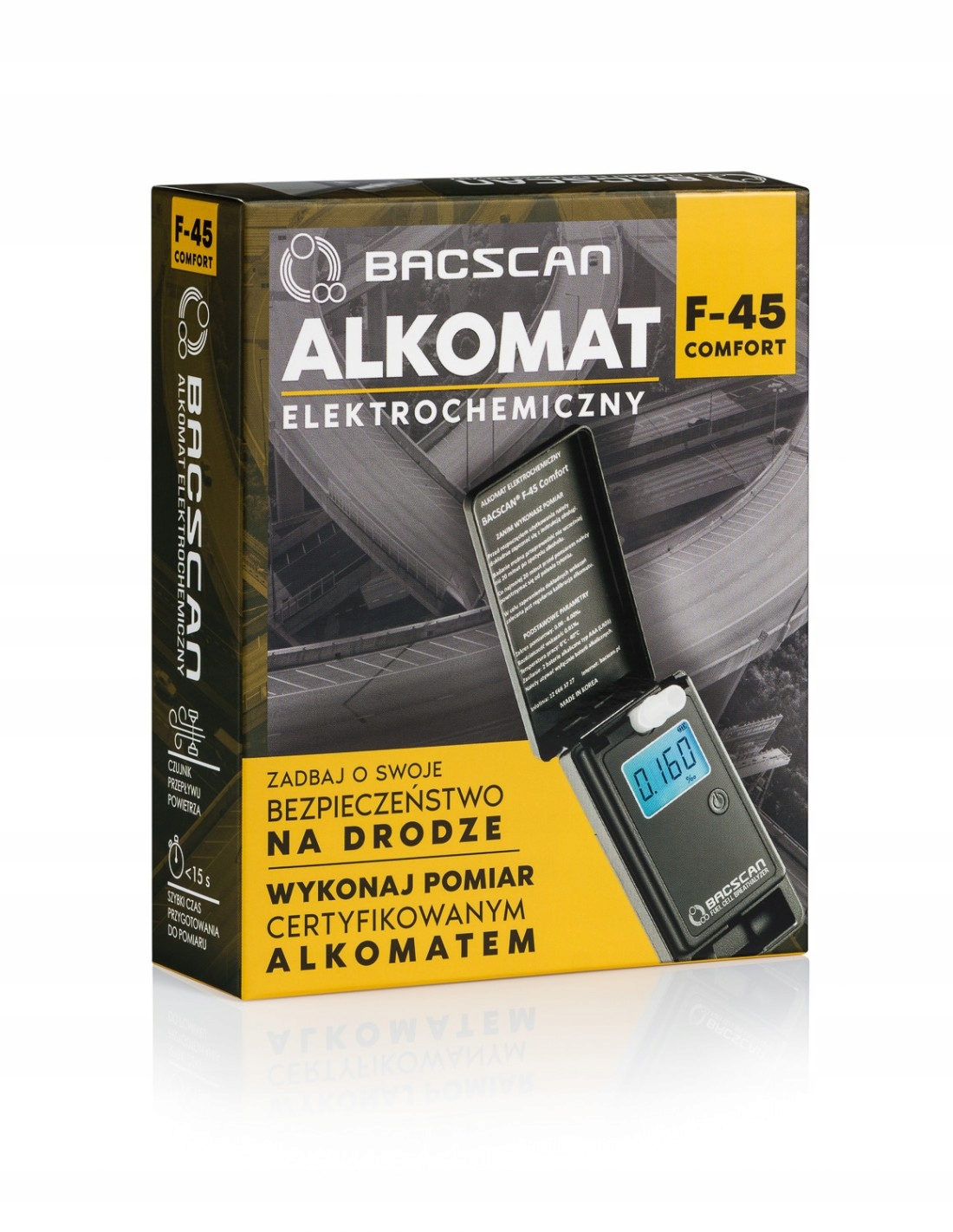 Alkomat BACscan F 45 Comfort na prezent Model F 45 COMFORT