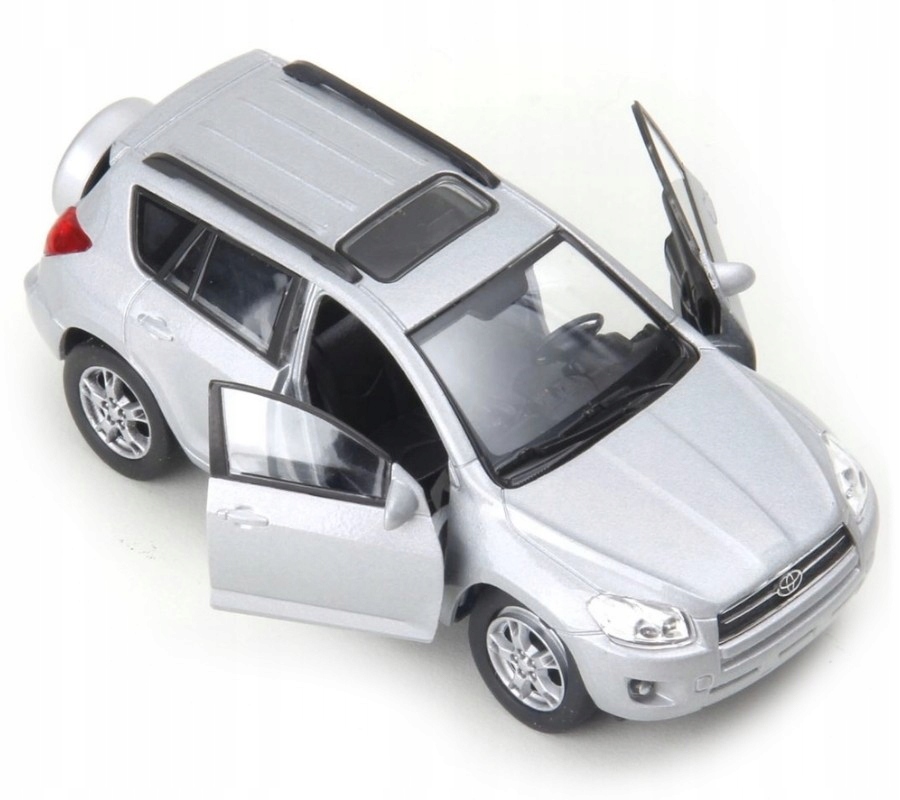 

Toyota Rav 4 Model Metal Welly 1:34 Srebrny