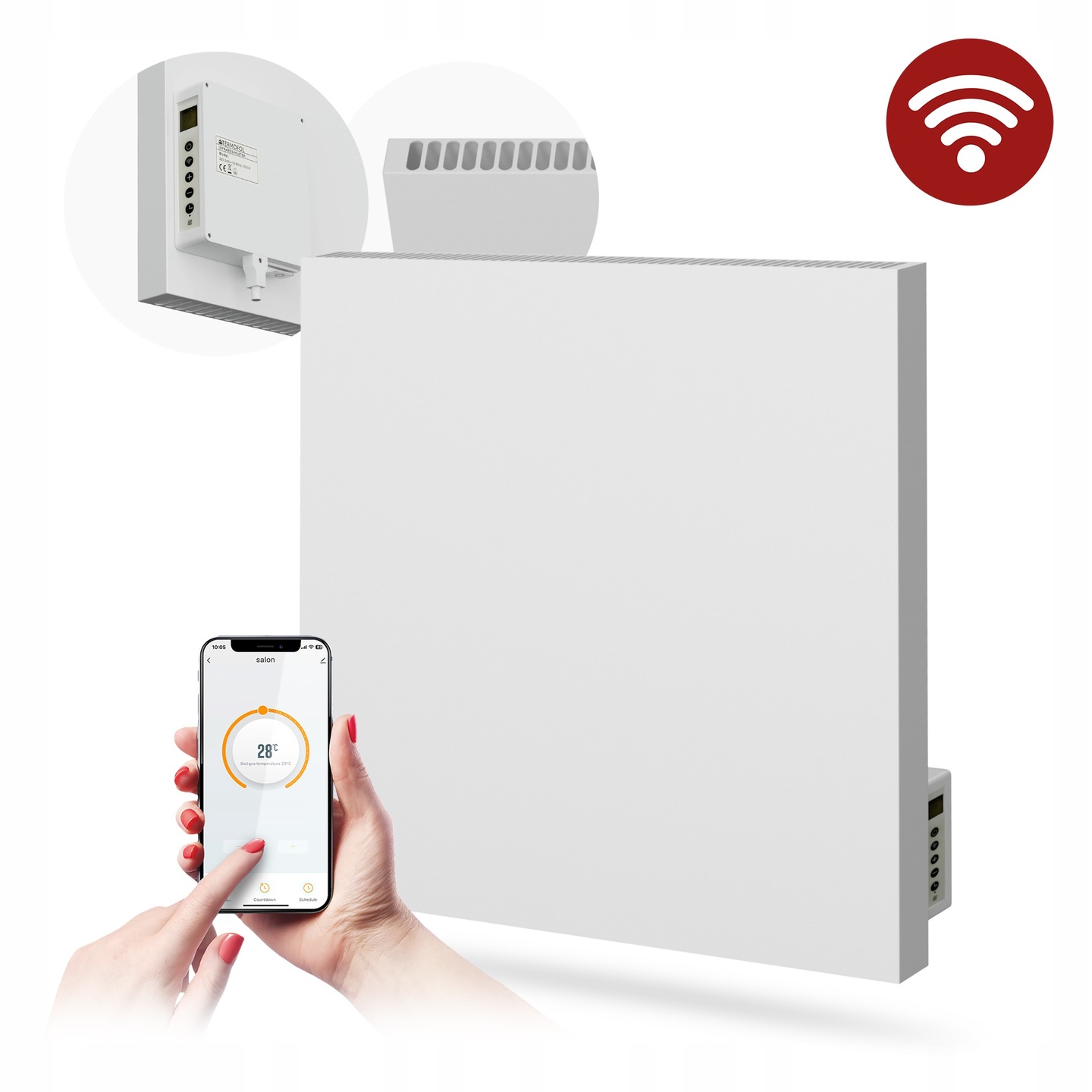 Hybrydowy Panel Grzewczy TF-HMP500/WIFI z możliwością sterowania