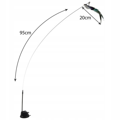 Hračka pro kočky s přísavkou Purlov 22099