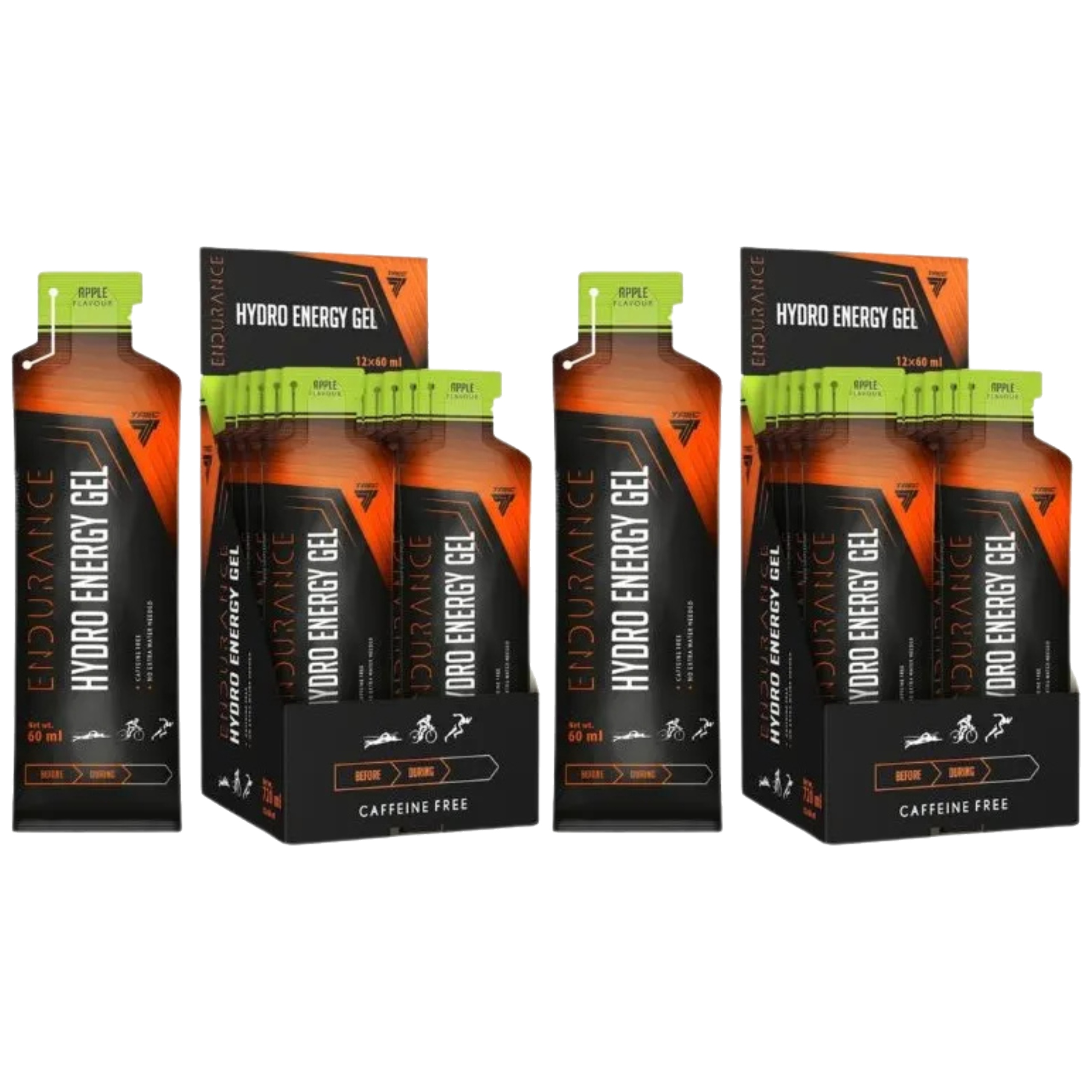 2x Energetický Gel Trec Hydro Energy Gel 12x 60 ml Elektrolyty Minerály Po