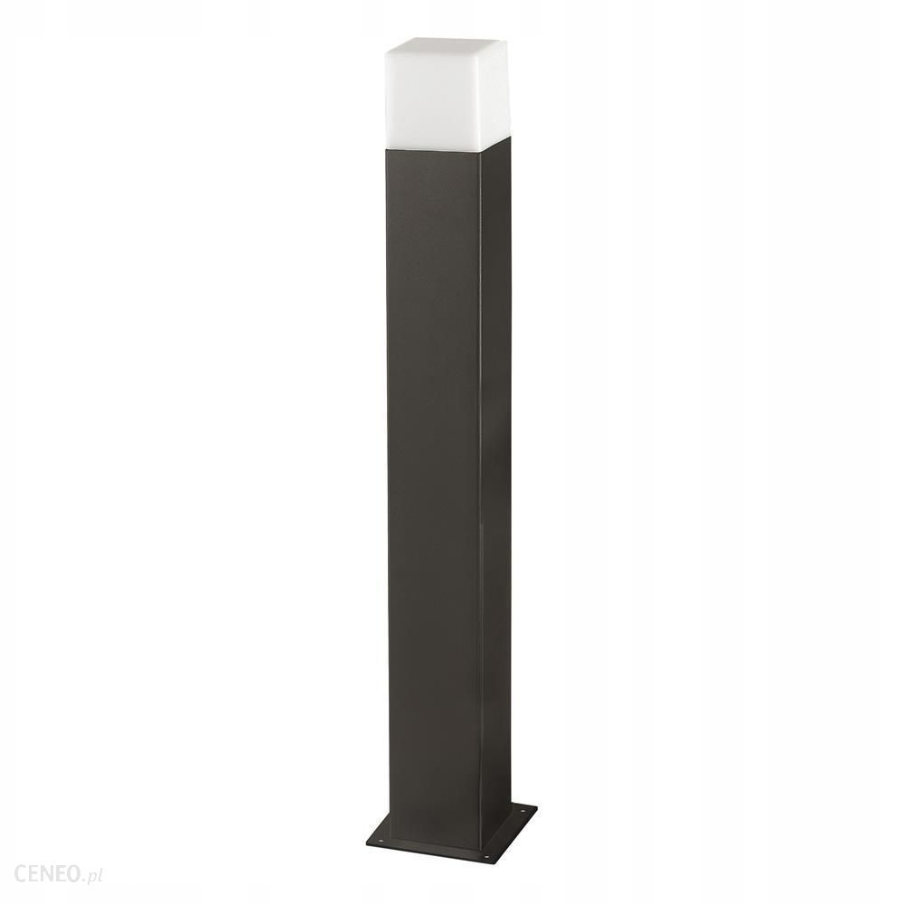 Lampa ogrodowa New York 74 cm grafitowa słupek