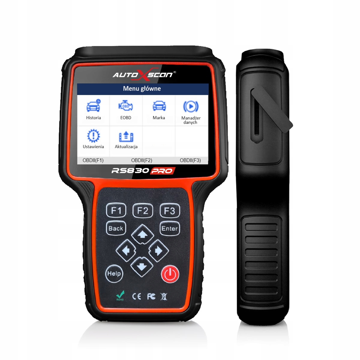 Tester AUTOXSCAN RS 830 PRO, aktualizacje, FULL PL Kod producenta RS830PRO