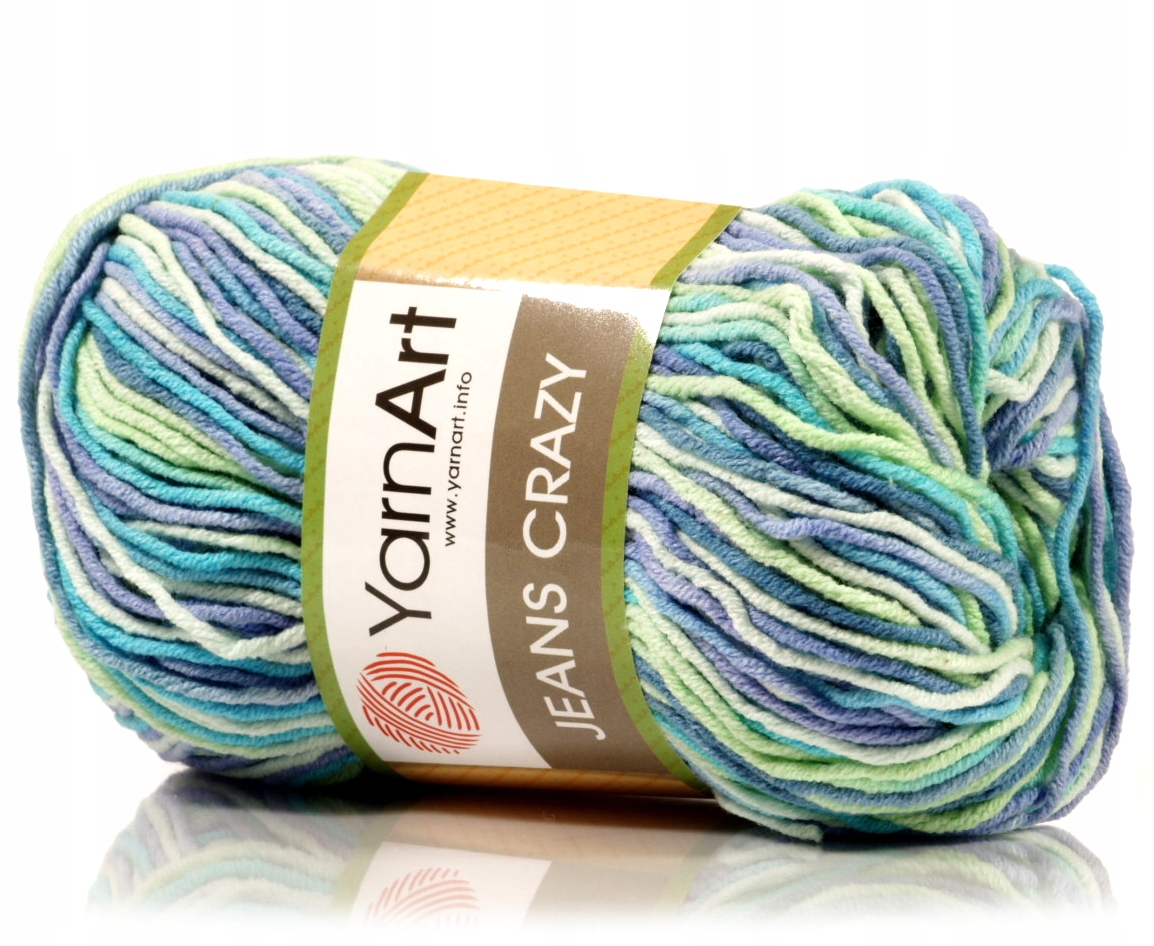 Włóczka Yarnart Jeans Crazy Nr 7204 Wielokolor