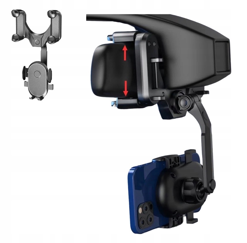 UCHWYT NA TELEFON DO SAMOCHODU LUSTERKO WSTECZNE Producent bez marki