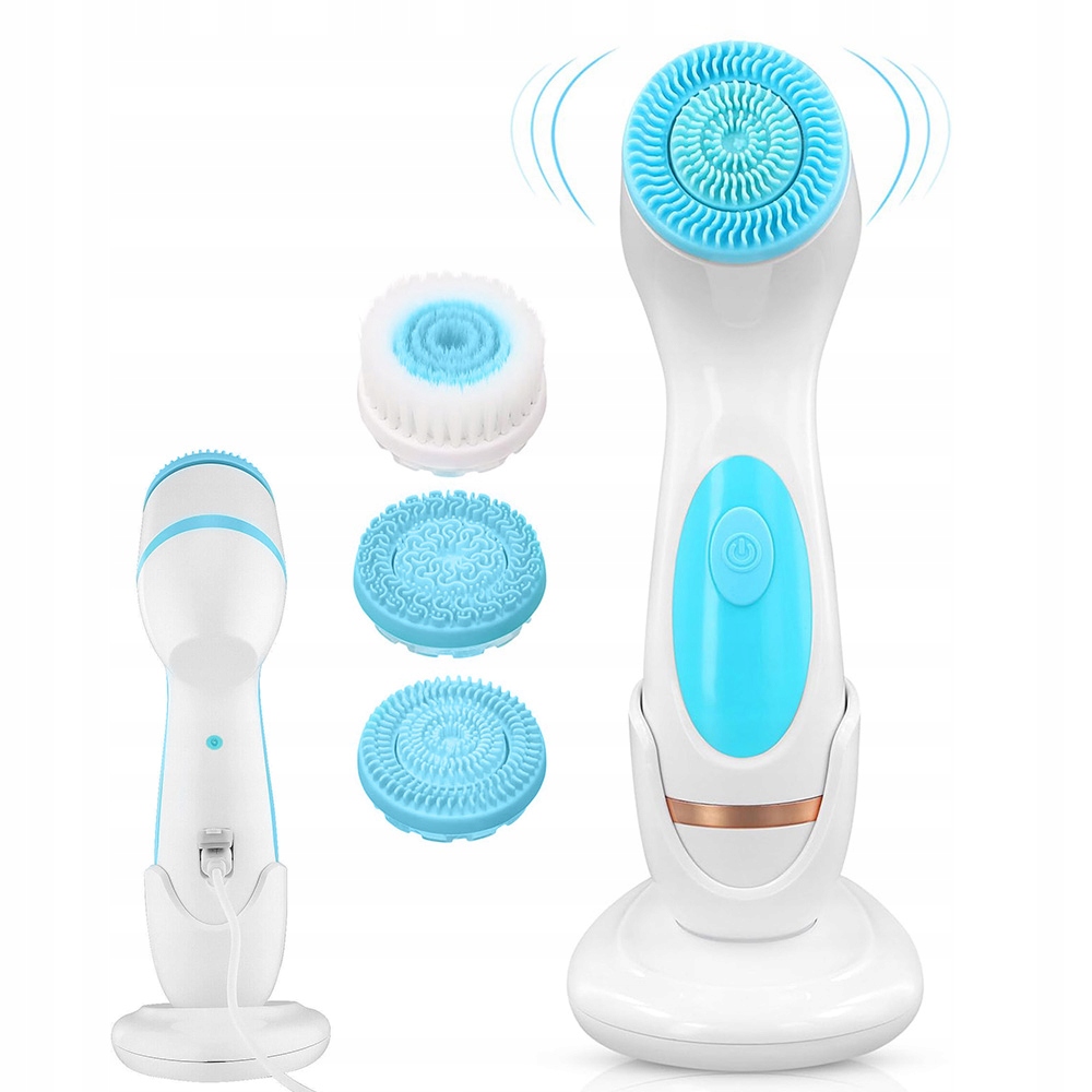 Szczoteczka do mycia twarzy elektryczna rotacyjna soniczna