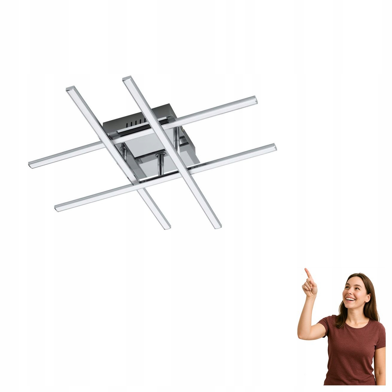 Led stropná lampa 4x5,3W Lasana 1 95568 Eglo