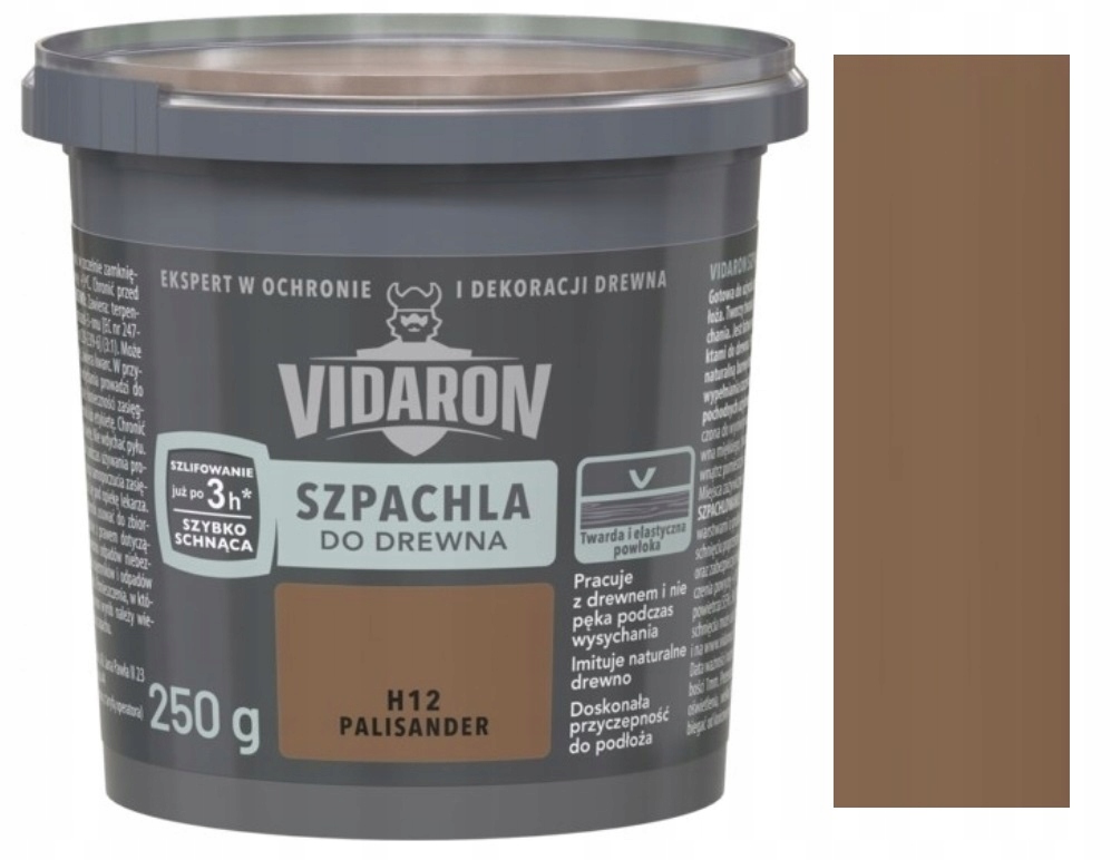 

Vidaron Szpachla Do Drewna 0,25 Kg Palisander H12