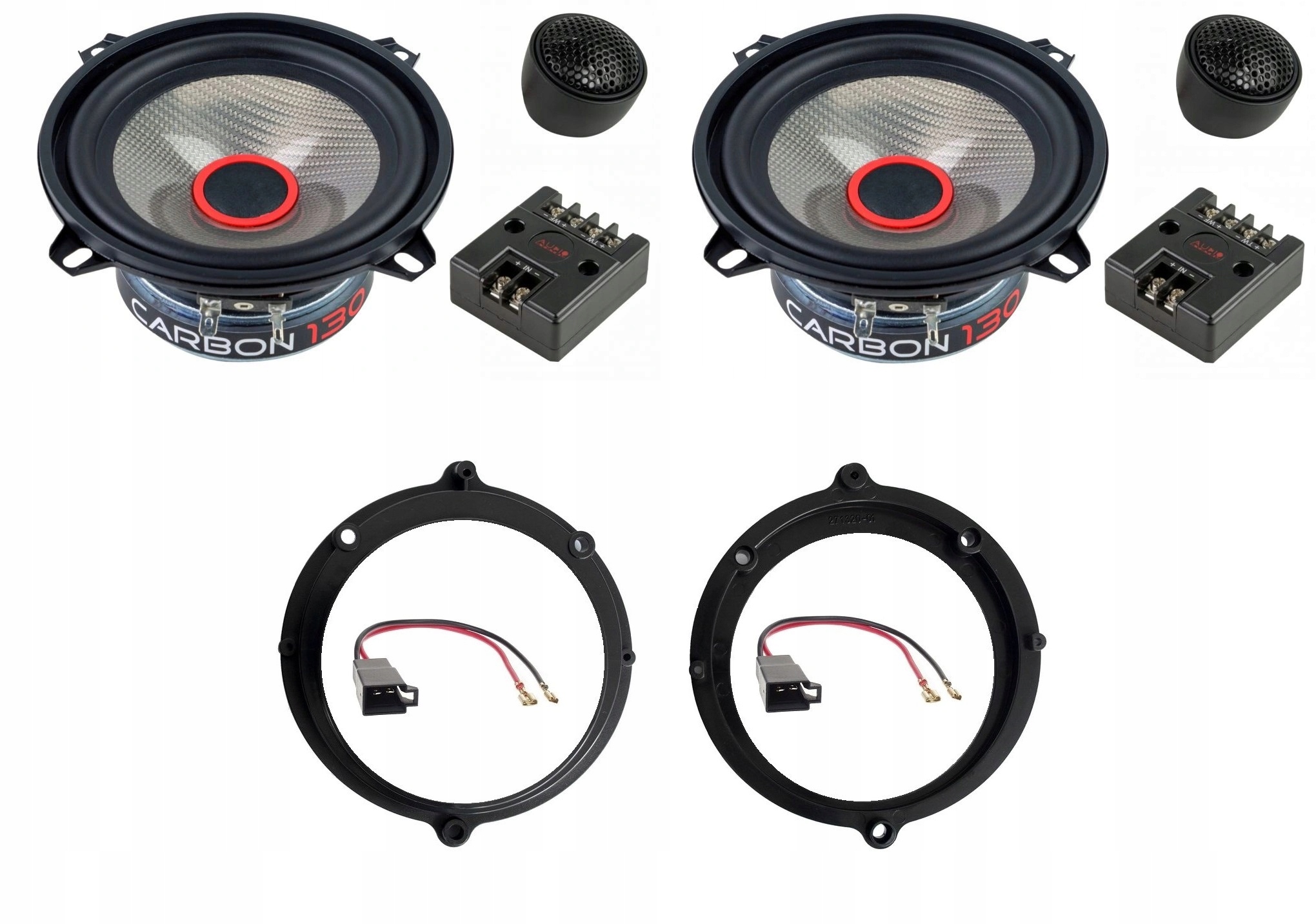 Audio System Carbon 130 Systém Reproduktory Vzdálenost Audi A4 B5 1994-2001