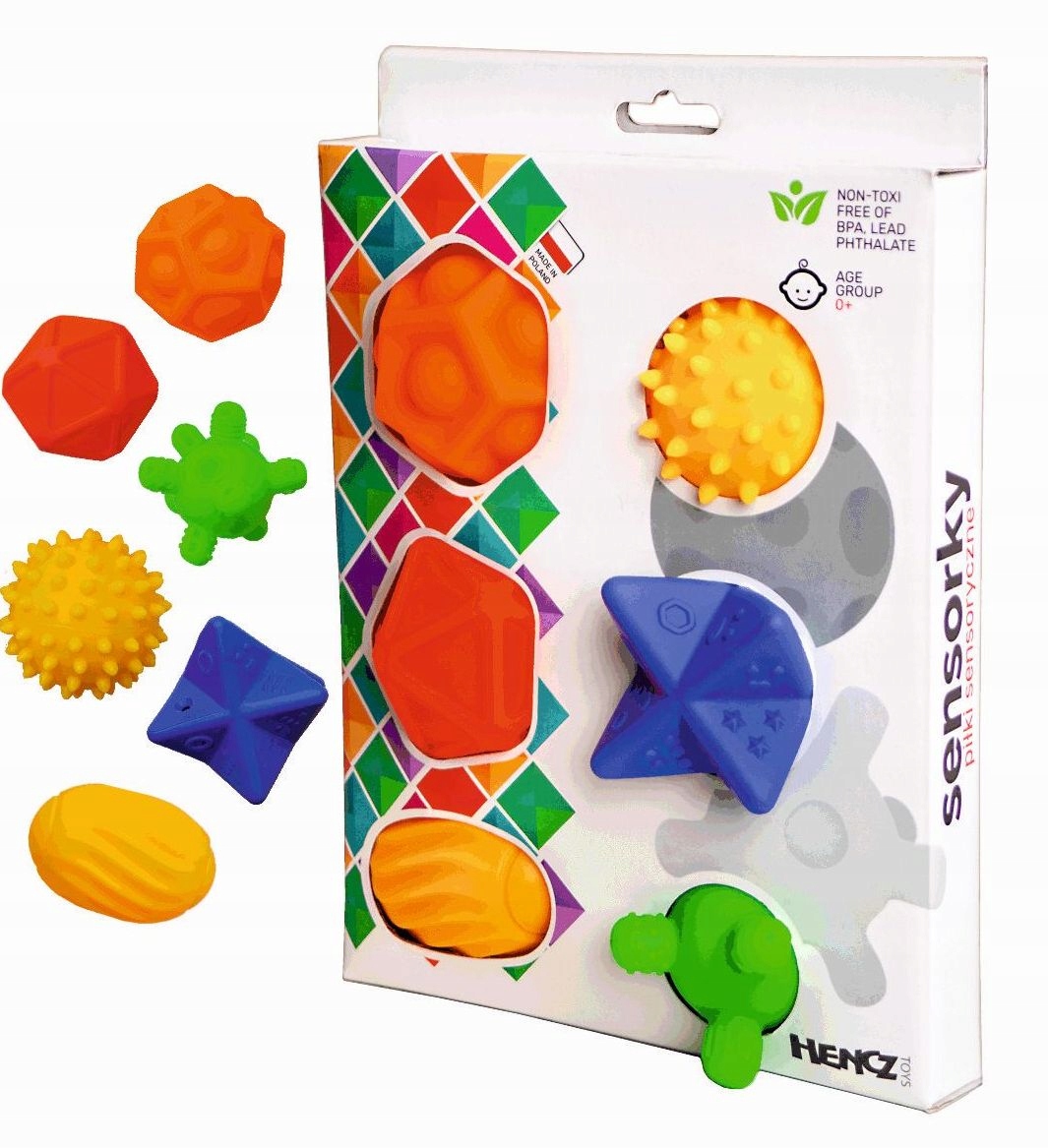 

Piłeczki Sensoryczne Sensorky 0M+ 6 Szt Hencz Toys