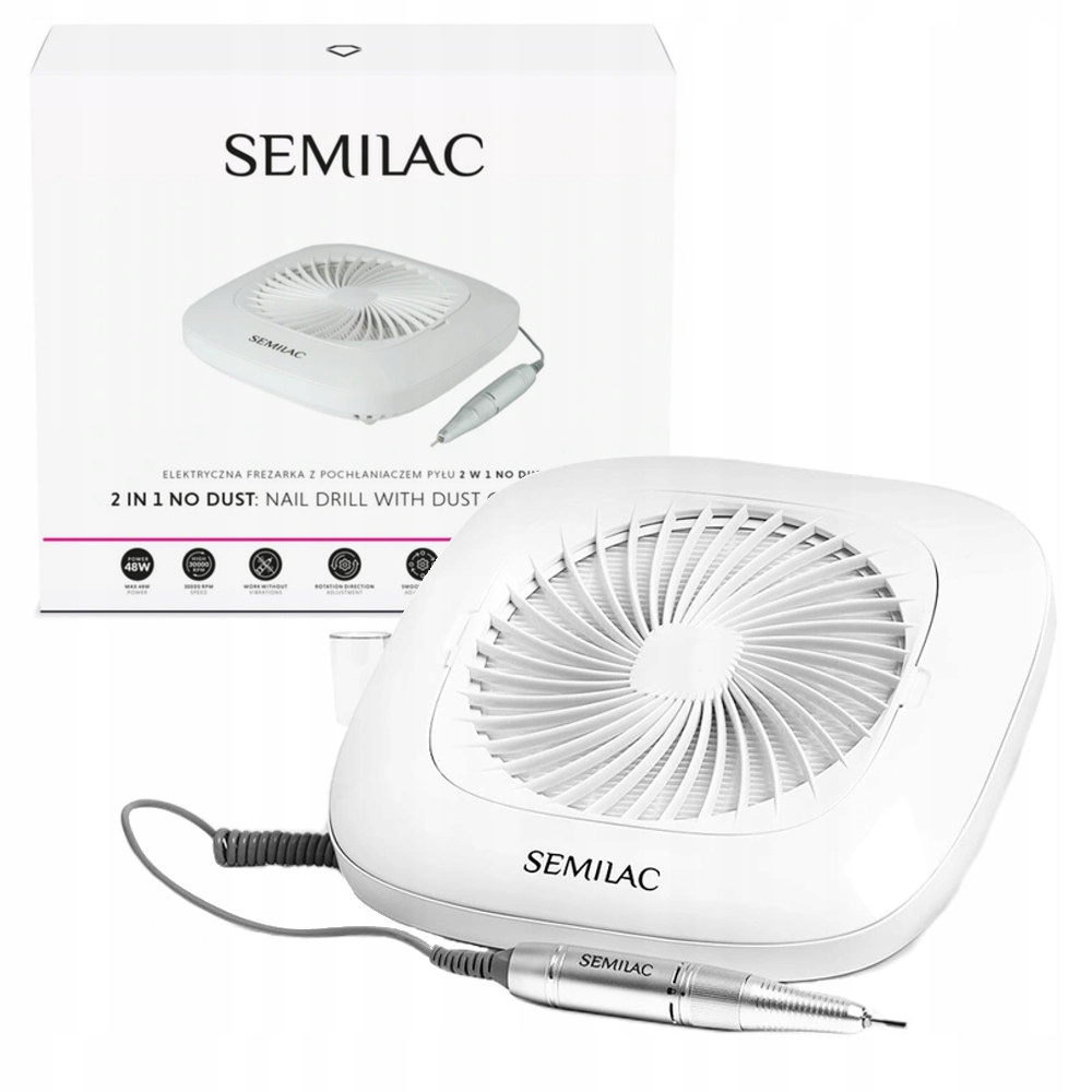 Bruska na nehty Semilac 2v1 No Dust 48 W