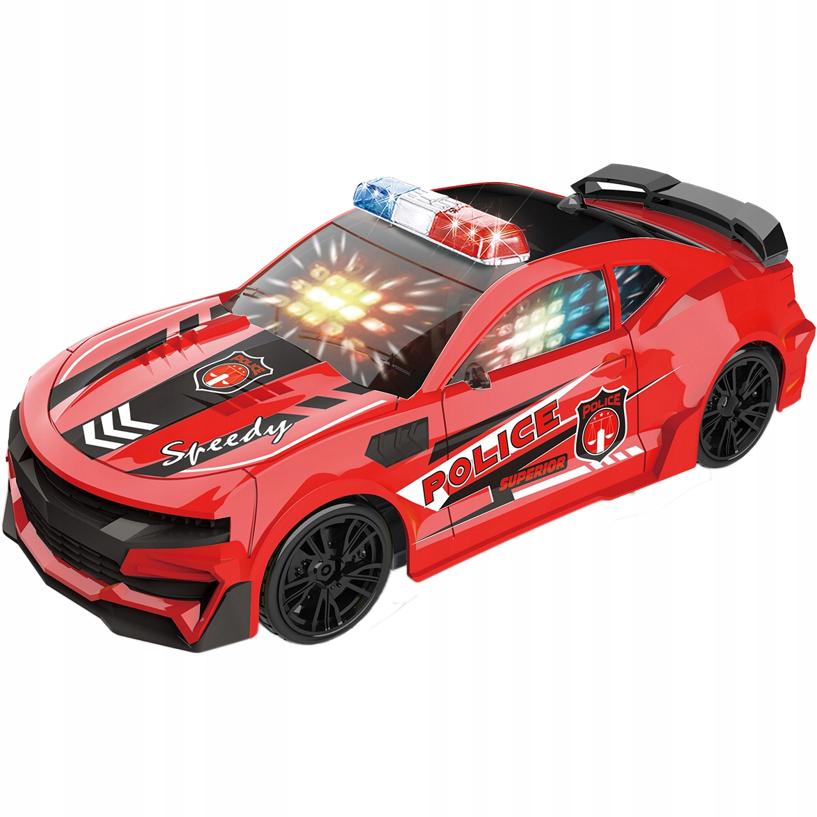 SAMOCHÓD POLICYJNY AUTO BUMP GO ŚWIATŁO DŹWIĘK PREZENT ZABAWKA DLA DZIECI