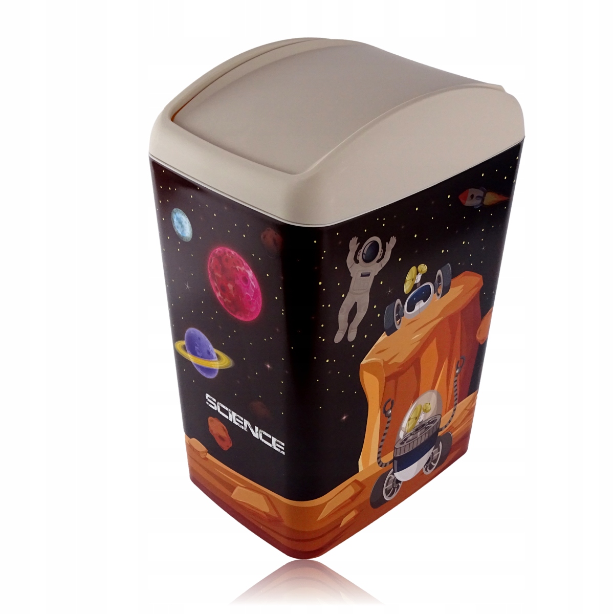 

Kosz pojemnik uchylny 10 l motyw kosmos