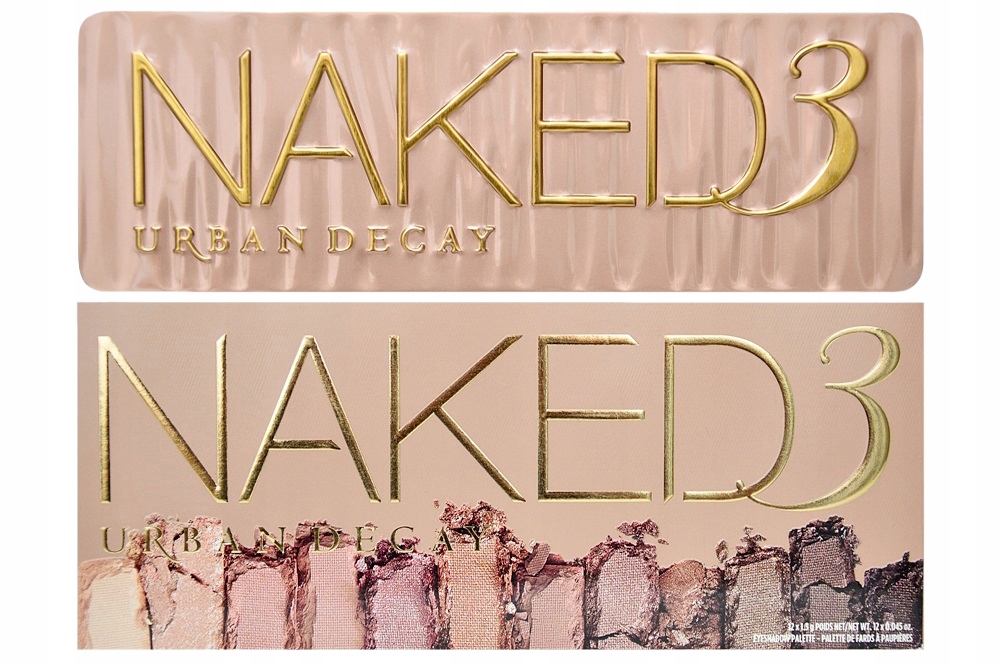 Urban Decay Naked3 Paleta 12 Cieni do Powiek z Podwójnym Pędzelkiem 15.6g