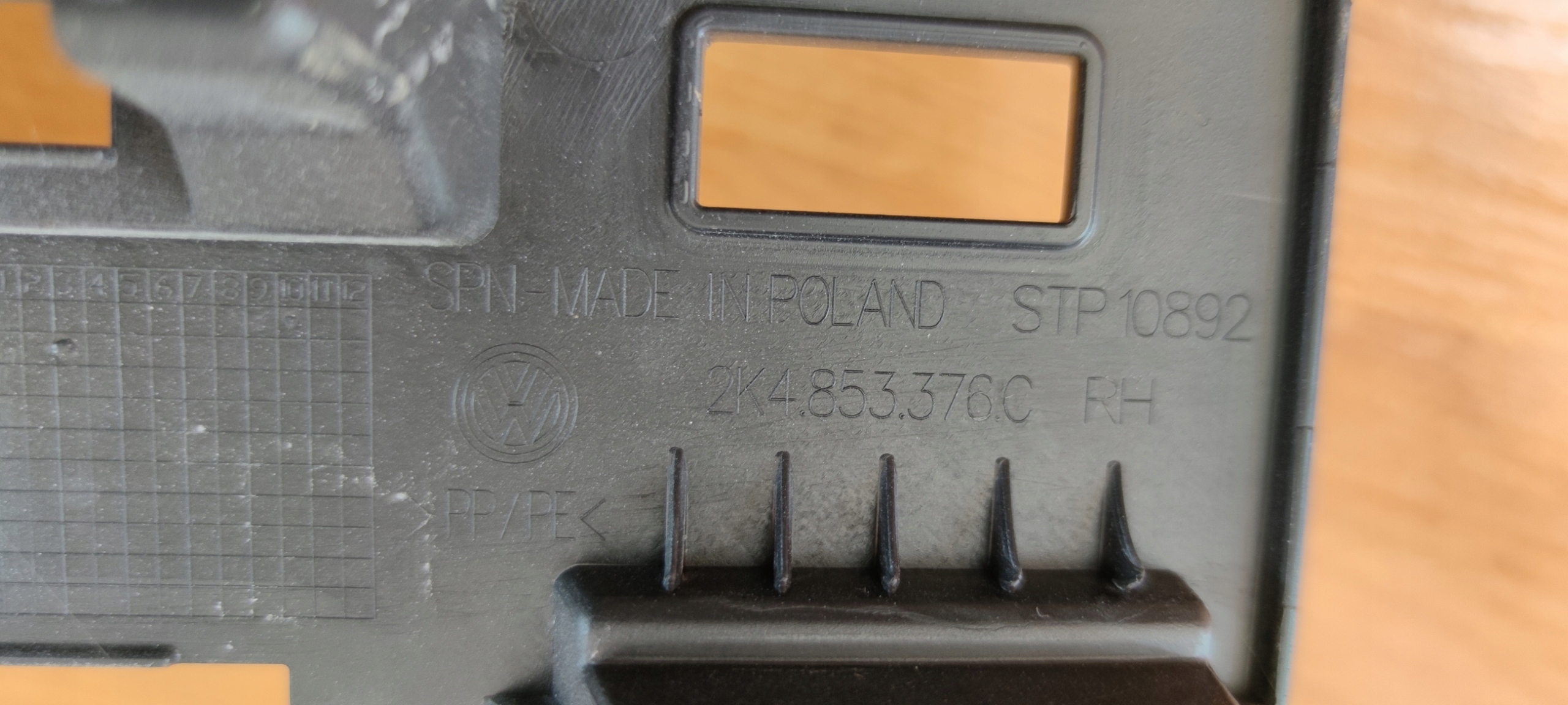 CADDY right cover of the threshold cap moulding STOPIEN
