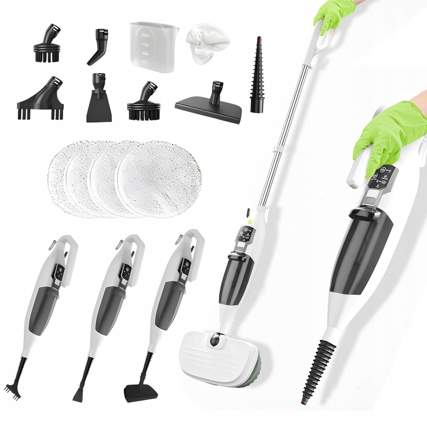 Parní Mop Pro Různé Povrchy, Ergonomický, 13 Doplňků