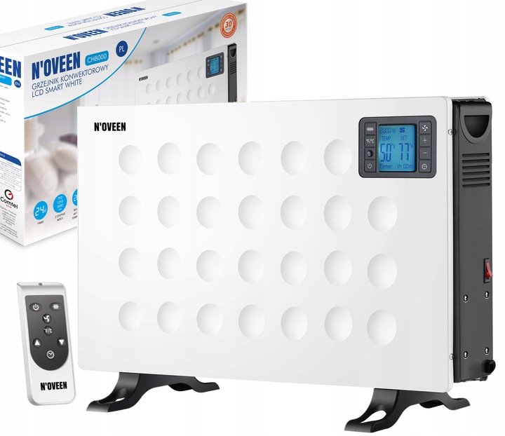 Elektrický konvektor Noveen CH8000 2000W Timer LCD Pilot