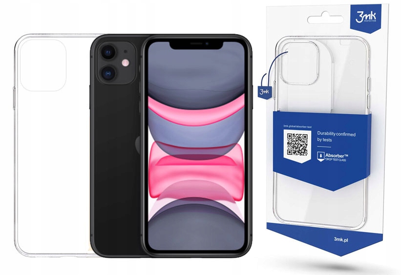 

3mk Clear Case do iPhone 11 Etui Bezbarwne