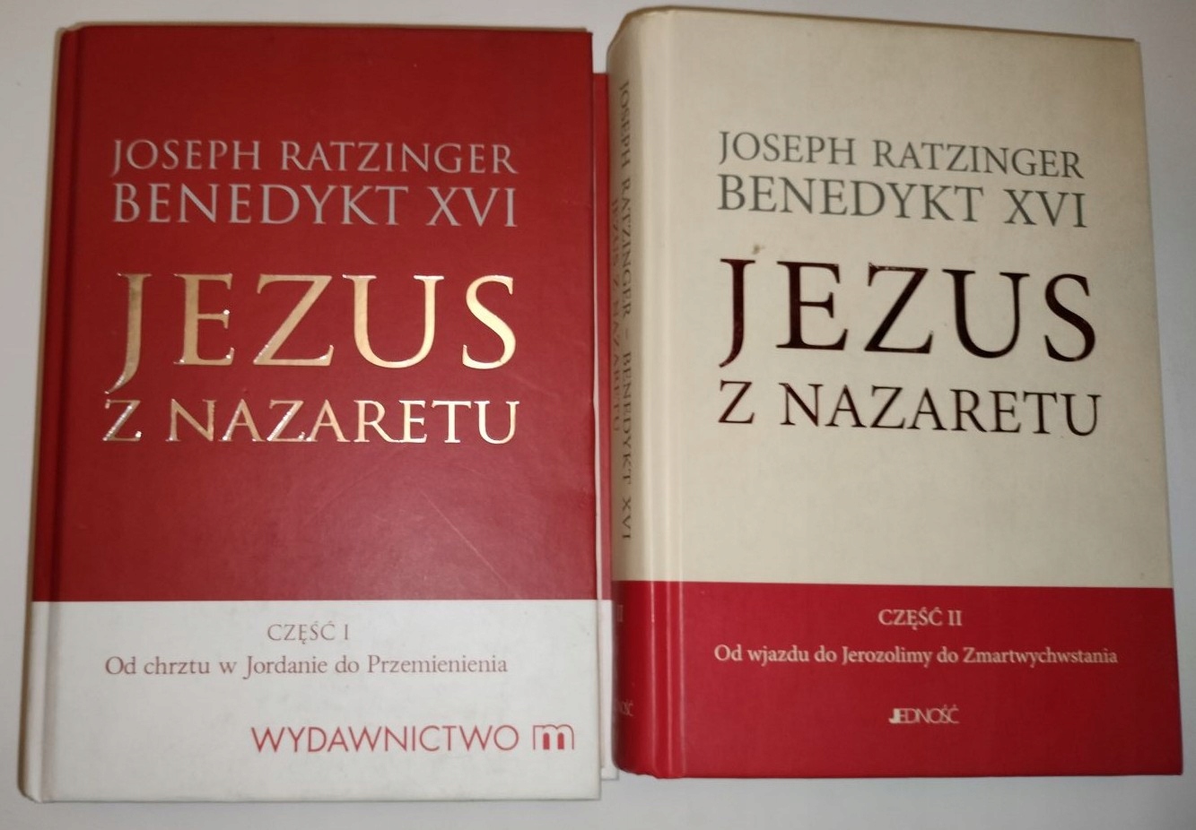 JEZUS Z NAZARETU JOSEPH RATZINGER BENEDYKT XVI CZĘŚĆ I II 1 2