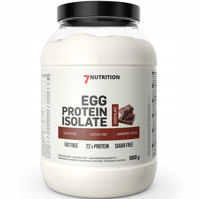 7NUTRITION Egg Protein Isolate 900 g Bílkovina Vejce Kuřecího