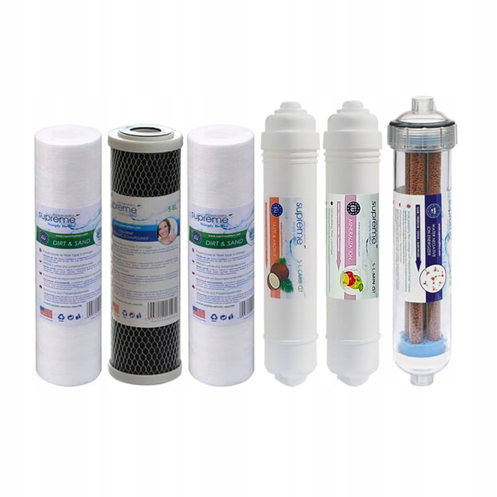 Kpl. wkładów do RO7 (S-PP5, S-bl, S-PP20, S-l-carb-qt, S-l-min-qt, S-l-fir)