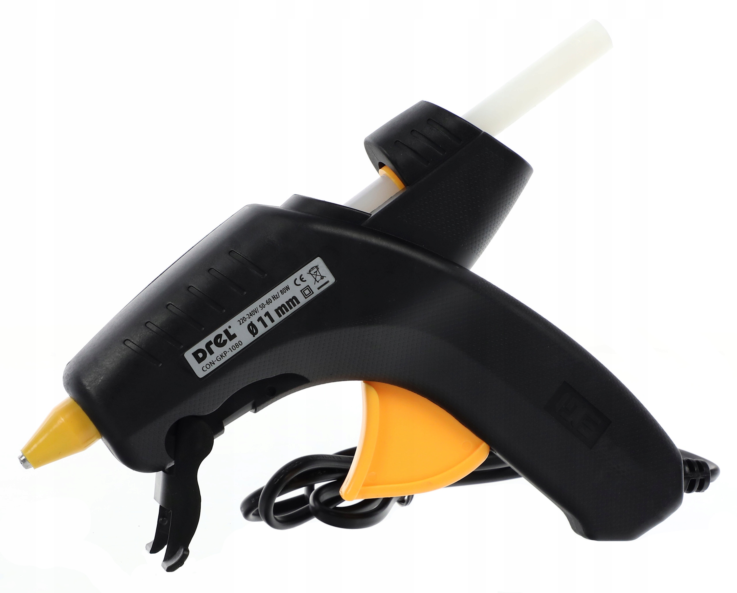 PISTOLET DO KLEJU KLEJENIA NA GORĄCO 80W BROKAT Marka Drel