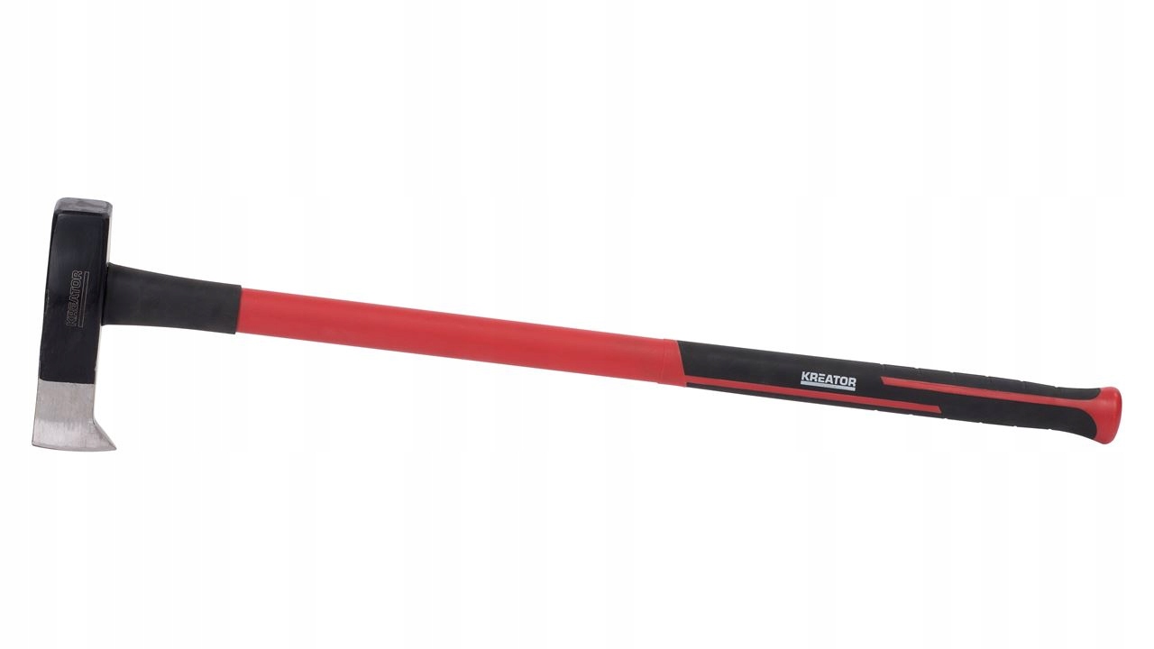 Štípací sekera 3 kg Kreator GR8011 80 cm, násada s gumou