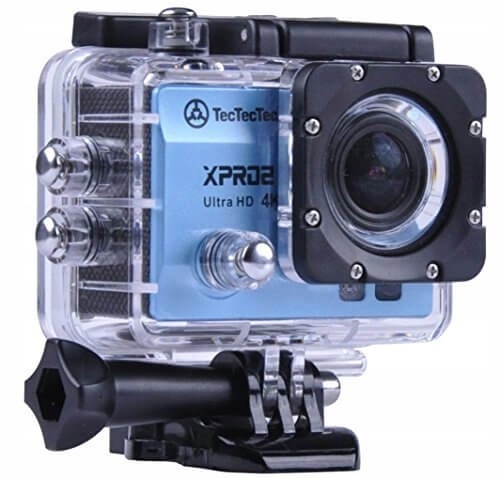 Sportovní kamera TecTecTec XPRO2 4K Uhd, modrá