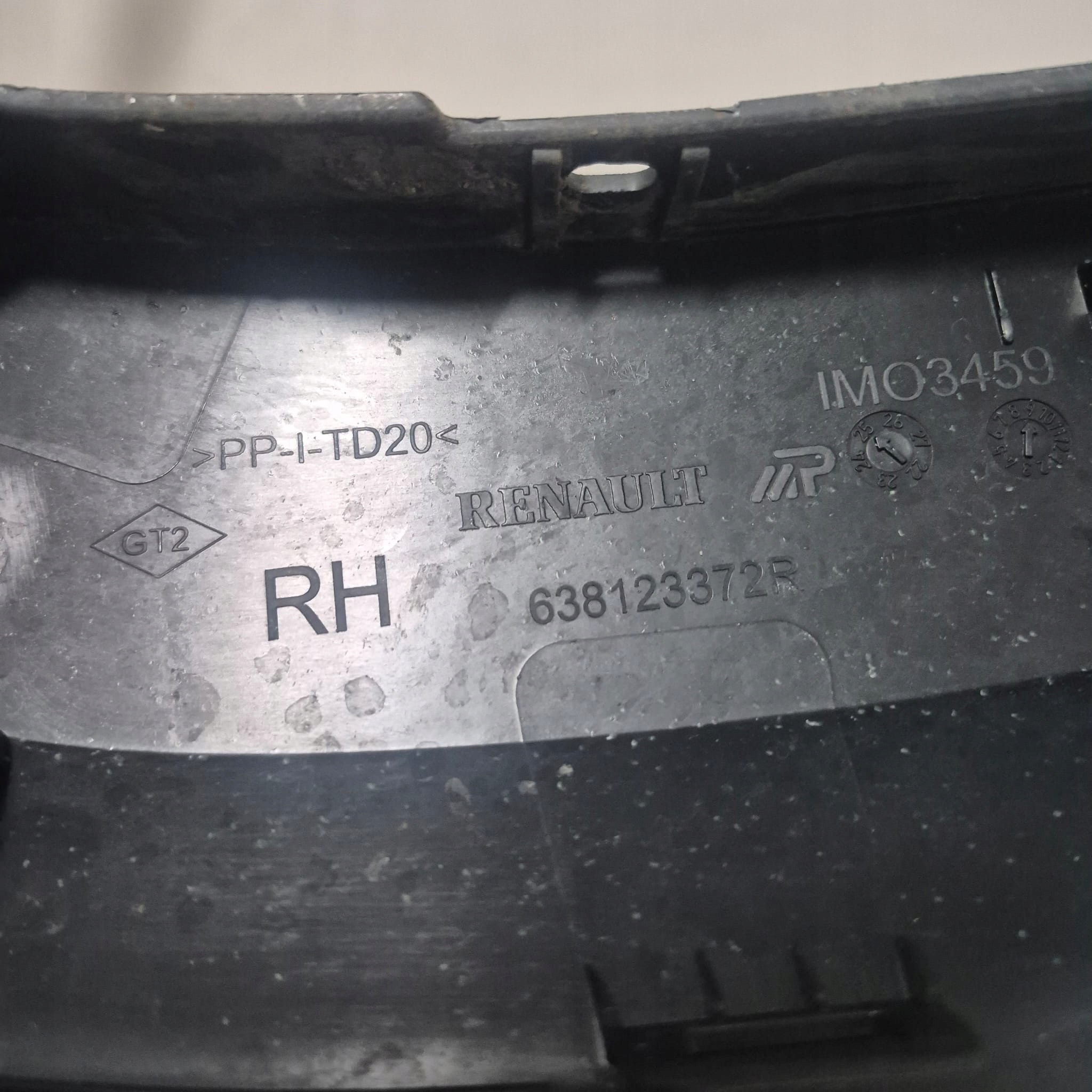 DACIA DUSTER III 3 24-> moulding cap right front