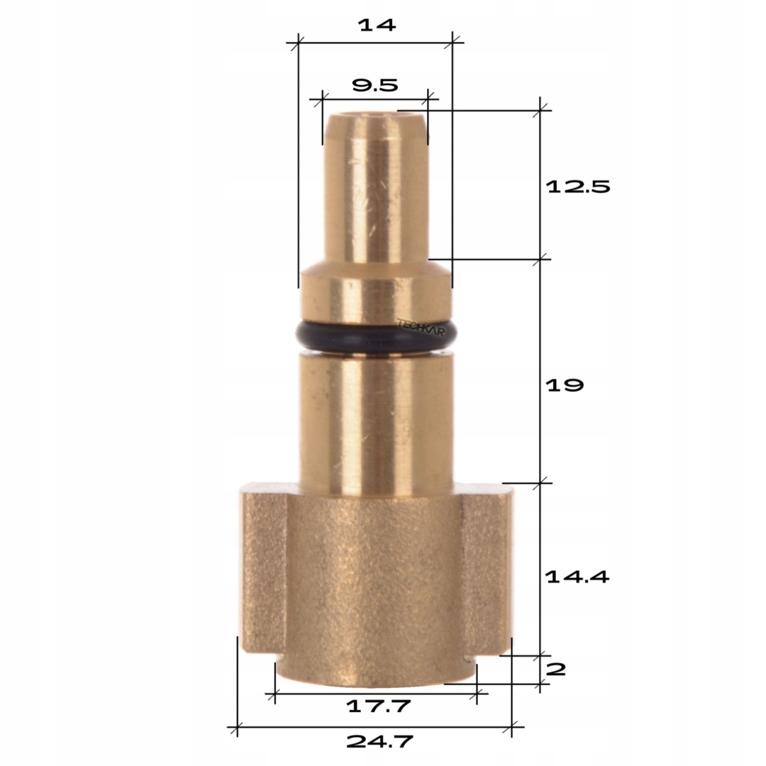 Redukcja BAYONET do LAVOR PARKSIDE adapter wtyk Typ adapter