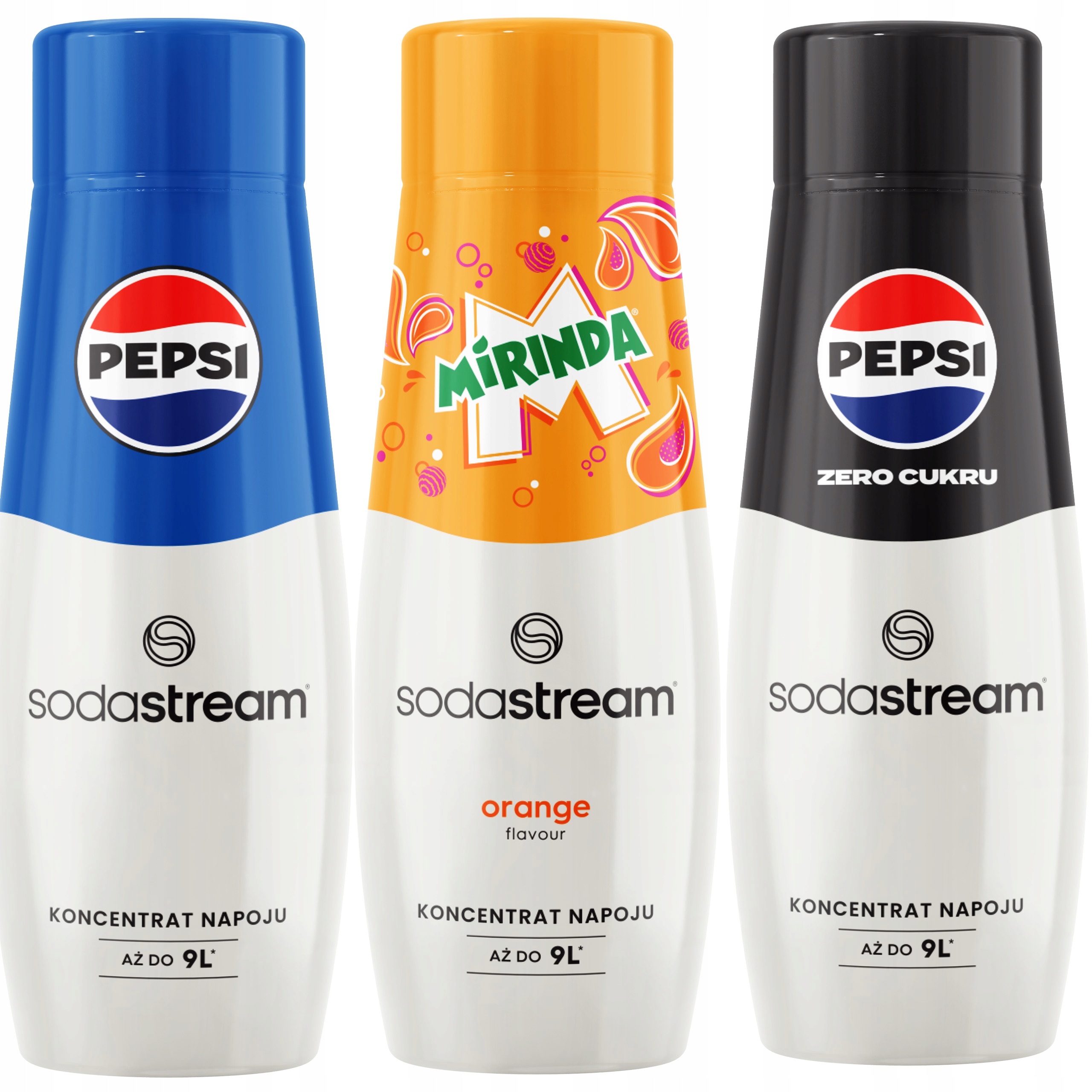 Levně Sodastream Koncentráty Pepsi Pepsi Max Mirinda.