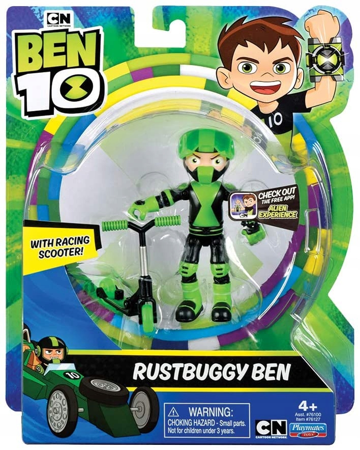 

Ben 10 Figurka Rustbuggy Ben + Hulajnoga Kosmita