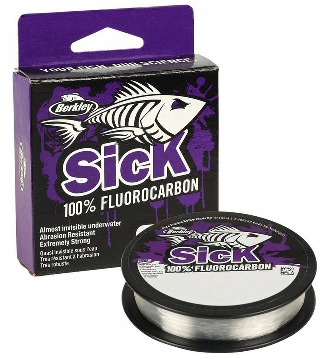 Berkley Sick Fluorocarbon Leader Clear 0,40mm 50m