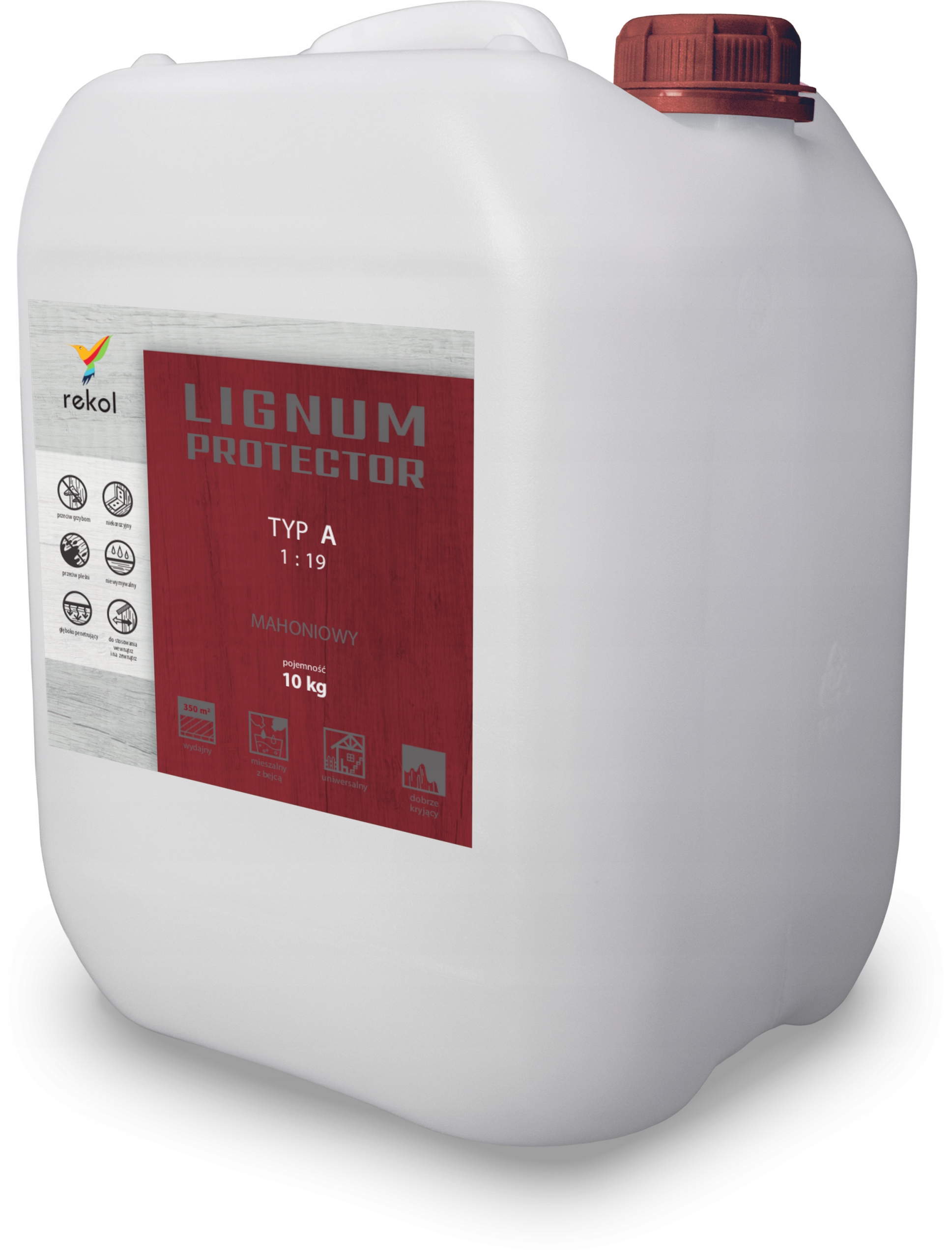 Lignum Protector Typ A 10 kg 1:19 Trvanlivý Mahagonový Impregnát Certifikát