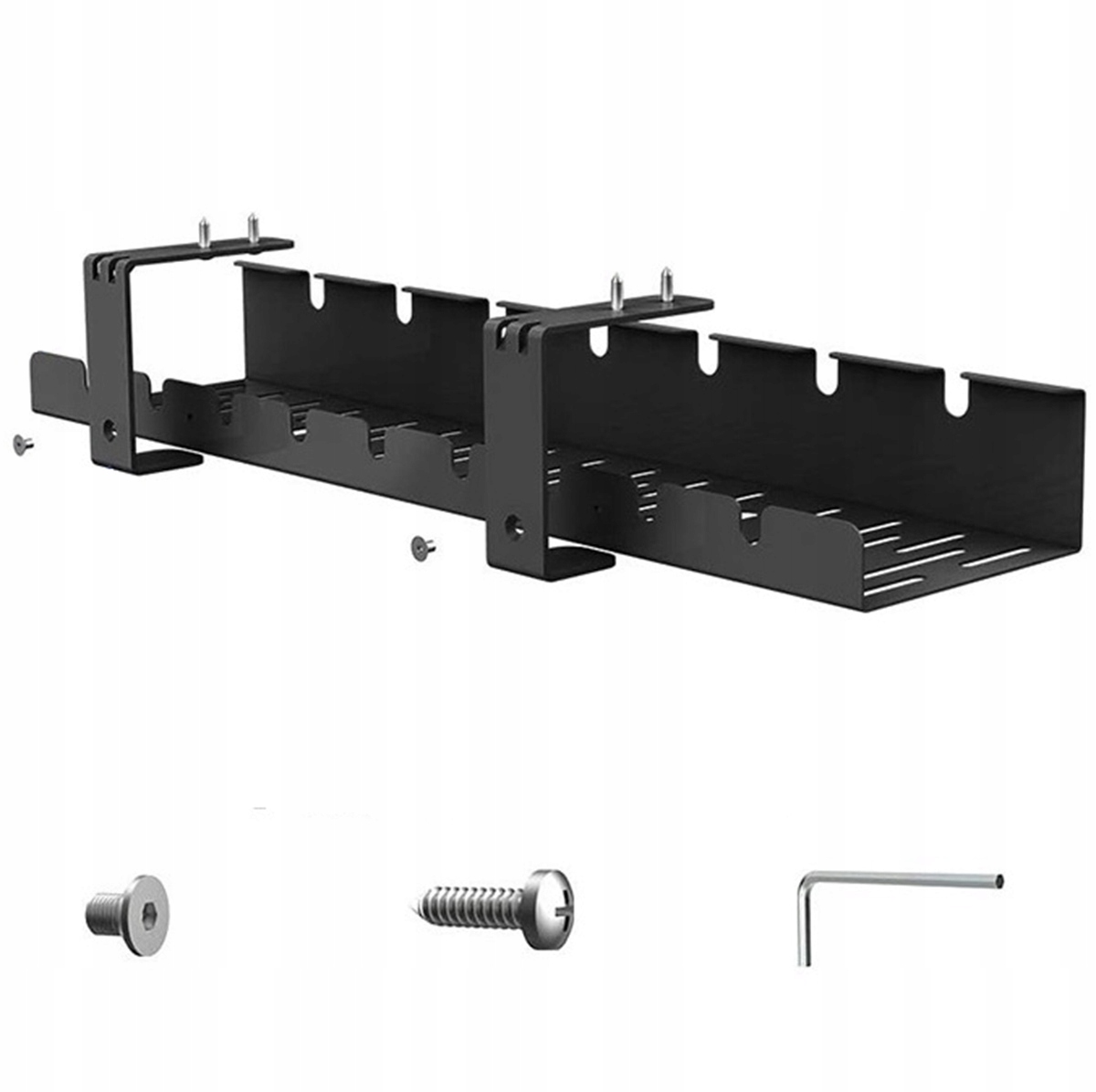 ORGANIZER NA KABLE PRZEWODY PROWADNICA UCHWYT PÓŁKA POD BIURKO BLAT DA263 Kod producenta APT_DA263
