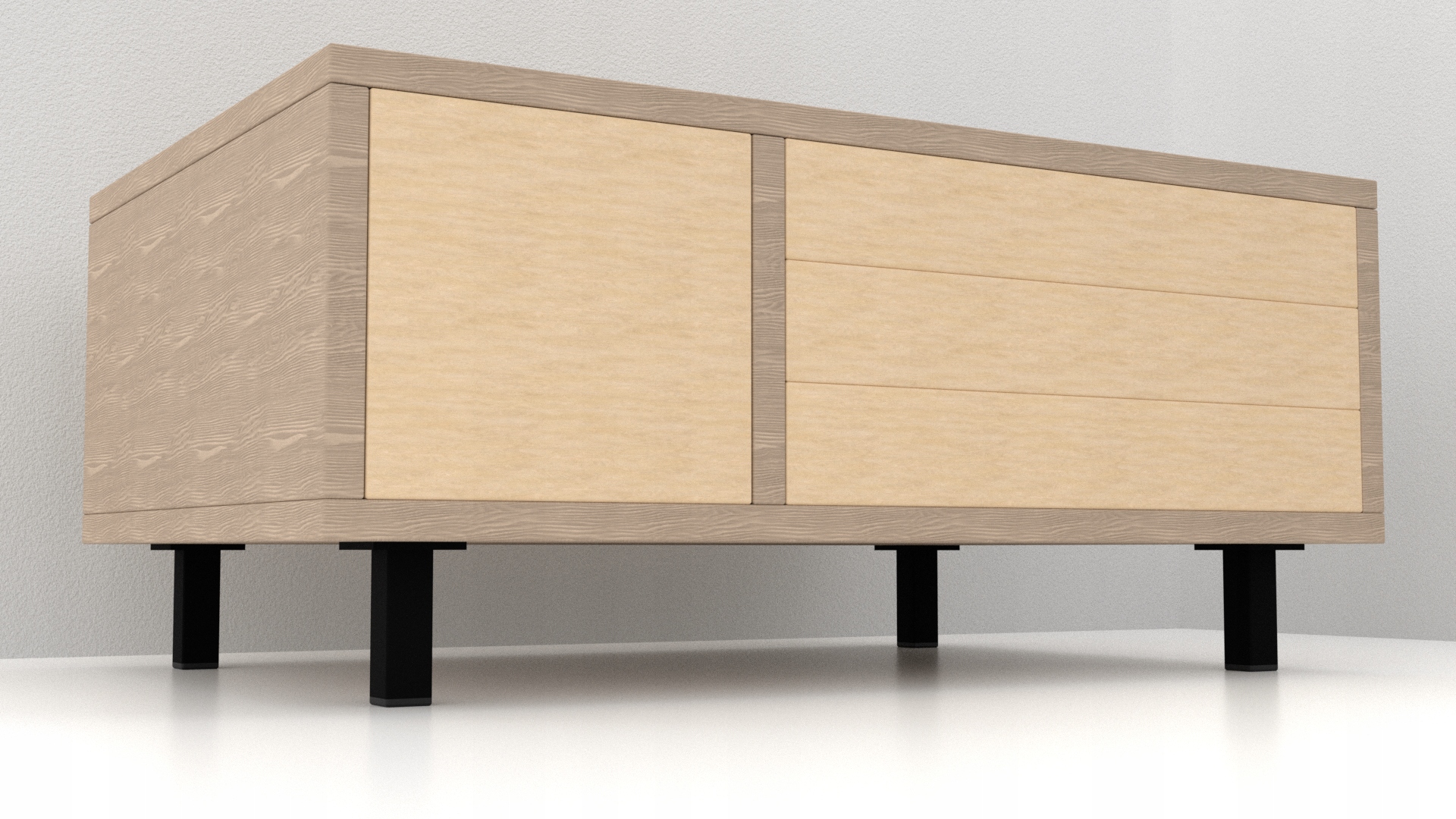 4 x ALUMINIOWA NÓŻKA STOPKA MEBLOWA 100 MM CZARNA Marka Fest