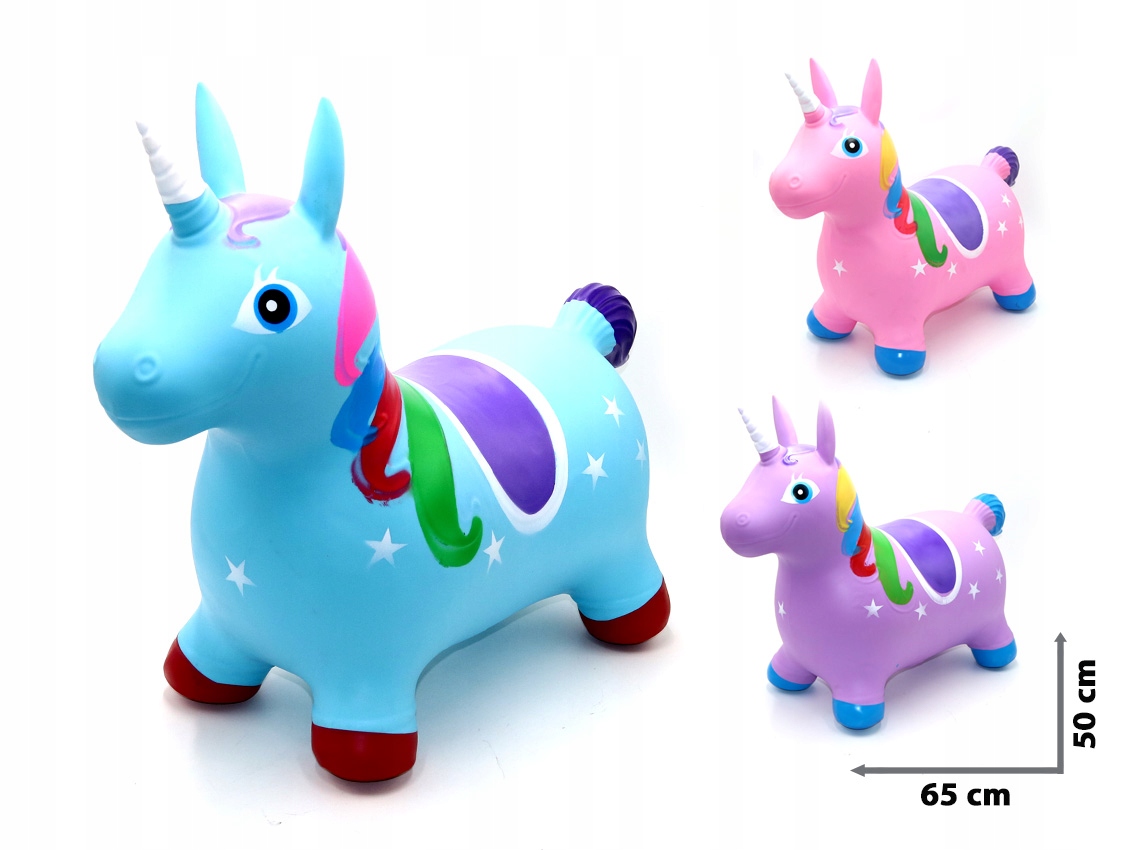 KONIK SKOCZEK DO SKAKANIA JEDNOROŻEC RÓŻOWY GUMOWY Rodzaj skoczki